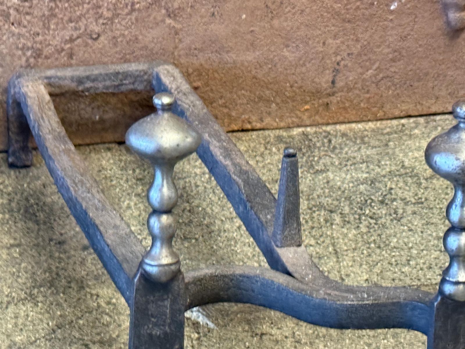 photo for sale French Louis XV Period Fireplace Log Grate, 18th Century