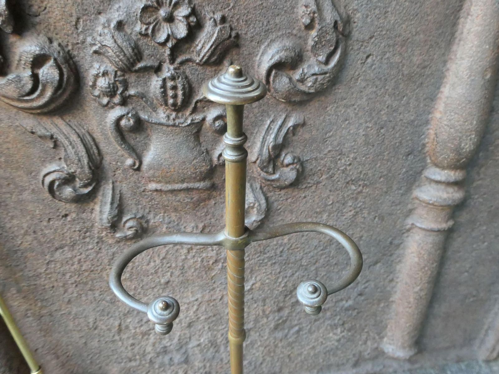 English Art Nouveau Fireplace Tools Or Fire Tools, Early 20th Century photo buy