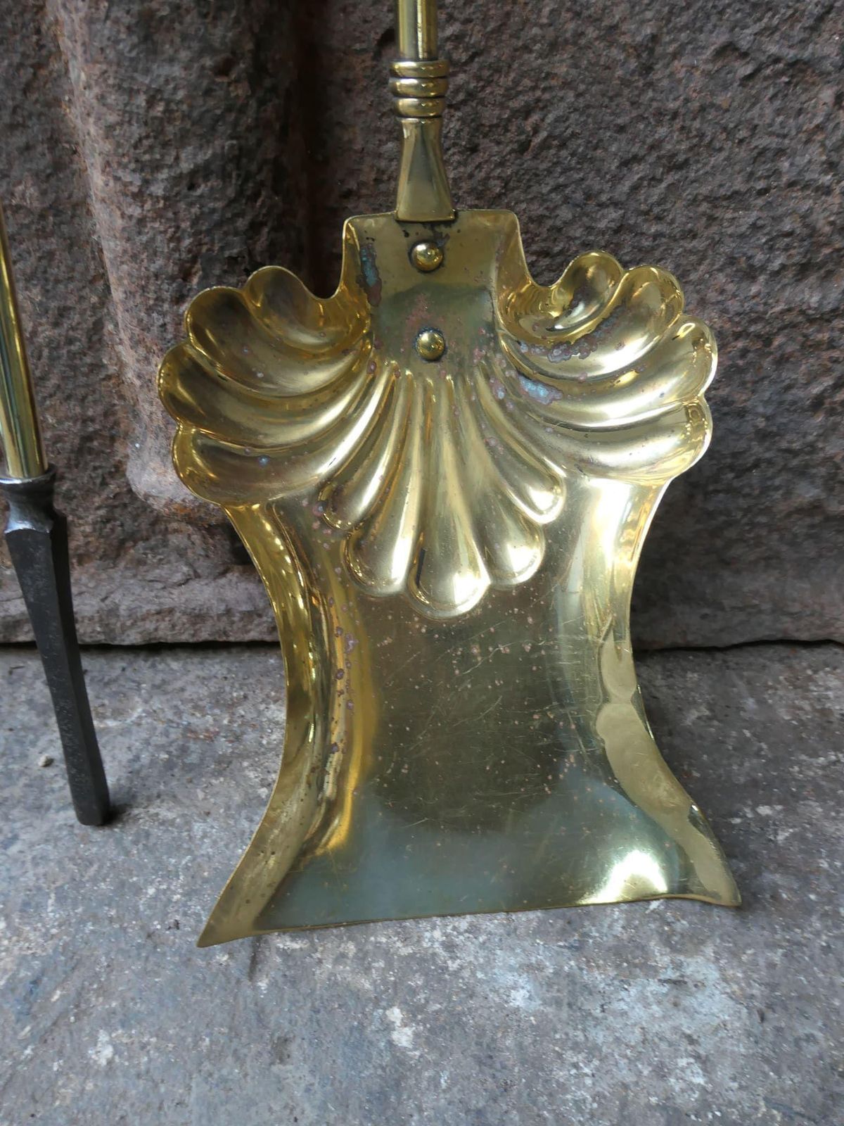 photo for sale English Art Nouveau Fireplace Tools Or Fire Tools, Early 20th Century