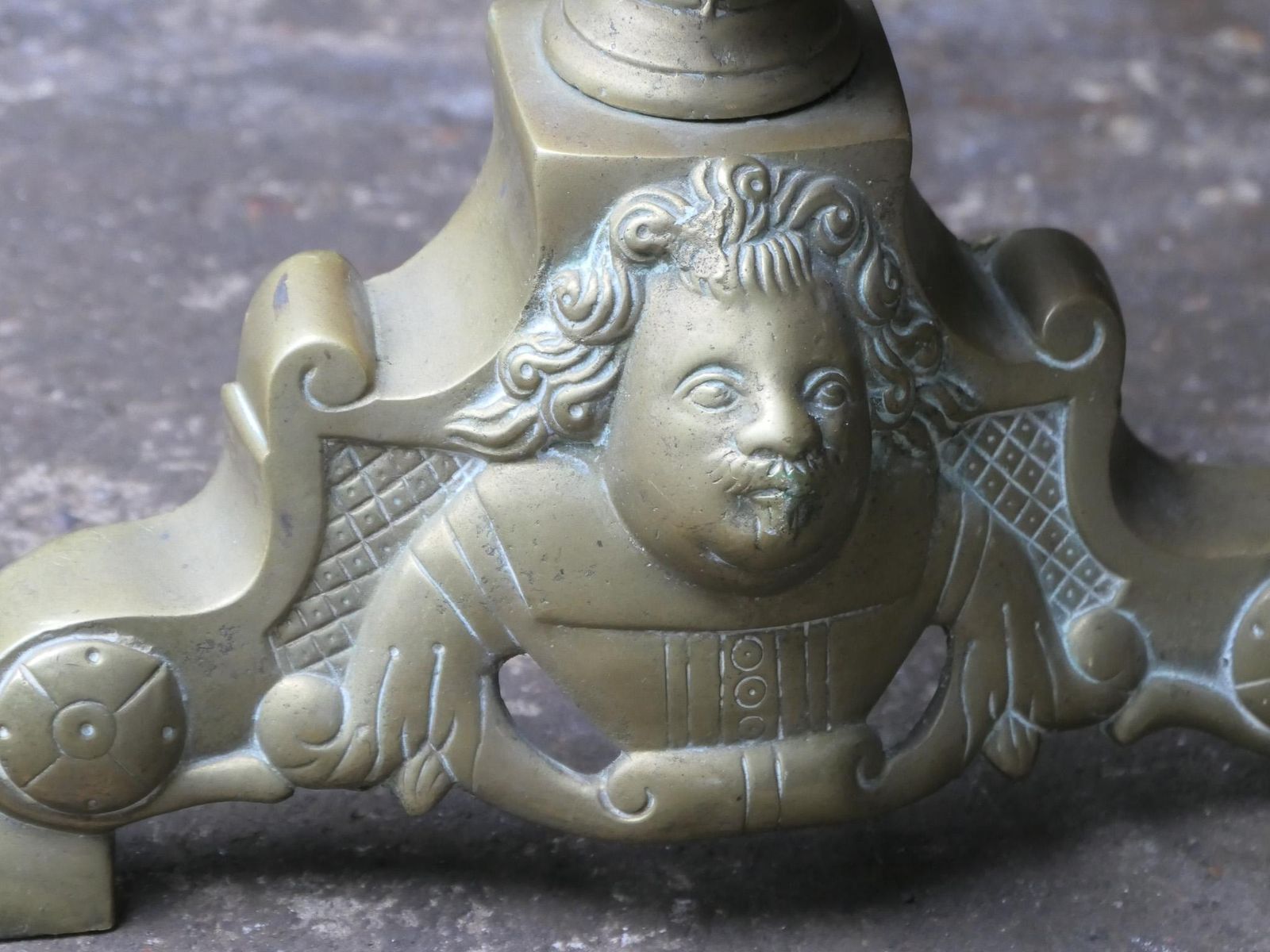photo furniture French Louis XIV Style Fire Grate, Fireplace Grate