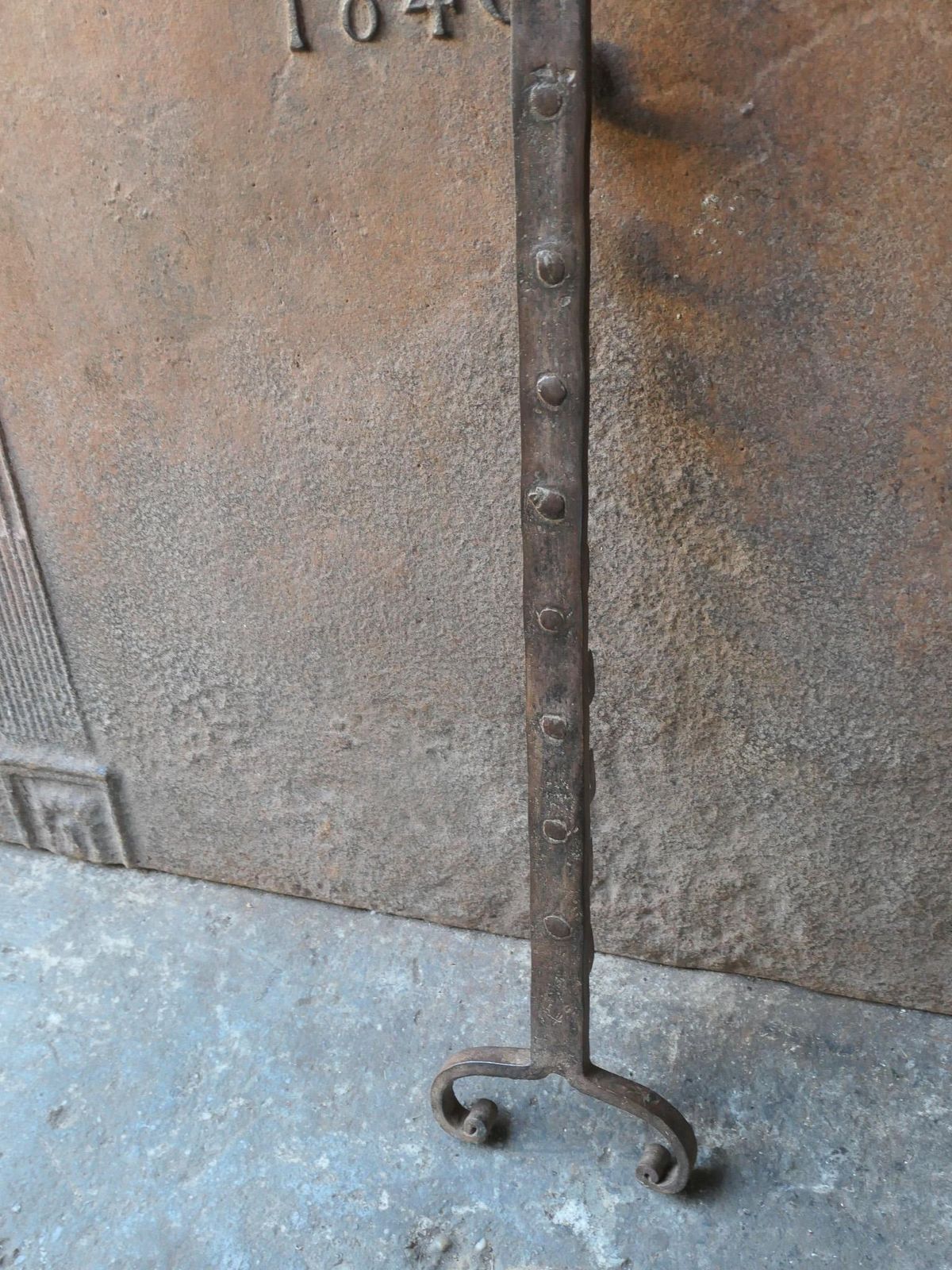 photo for sale Antique Standing Spit Rack, 19th 20th Century
