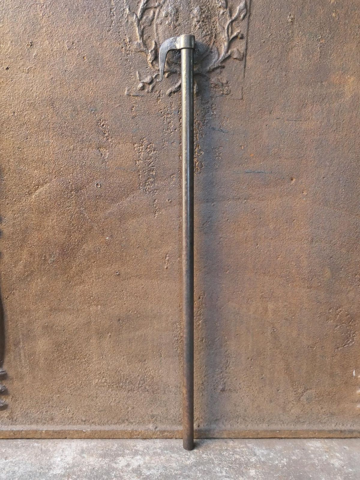 Antique Dutch Wrought Iron Blow Poker, 18th 19th Century photo furniture