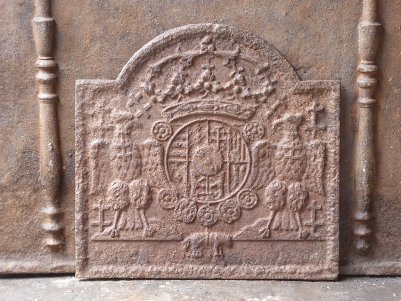 17th 18th Century 'Arms Of Loraine' Fireback / Backsplash photo furniture