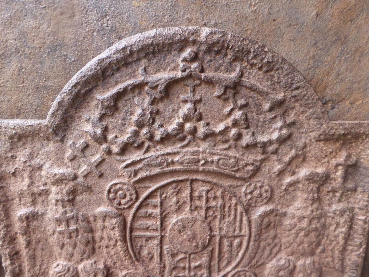 17th 18th Century 'Arms Of Loraine' Fireback / Backsplash photo Home Fixtures