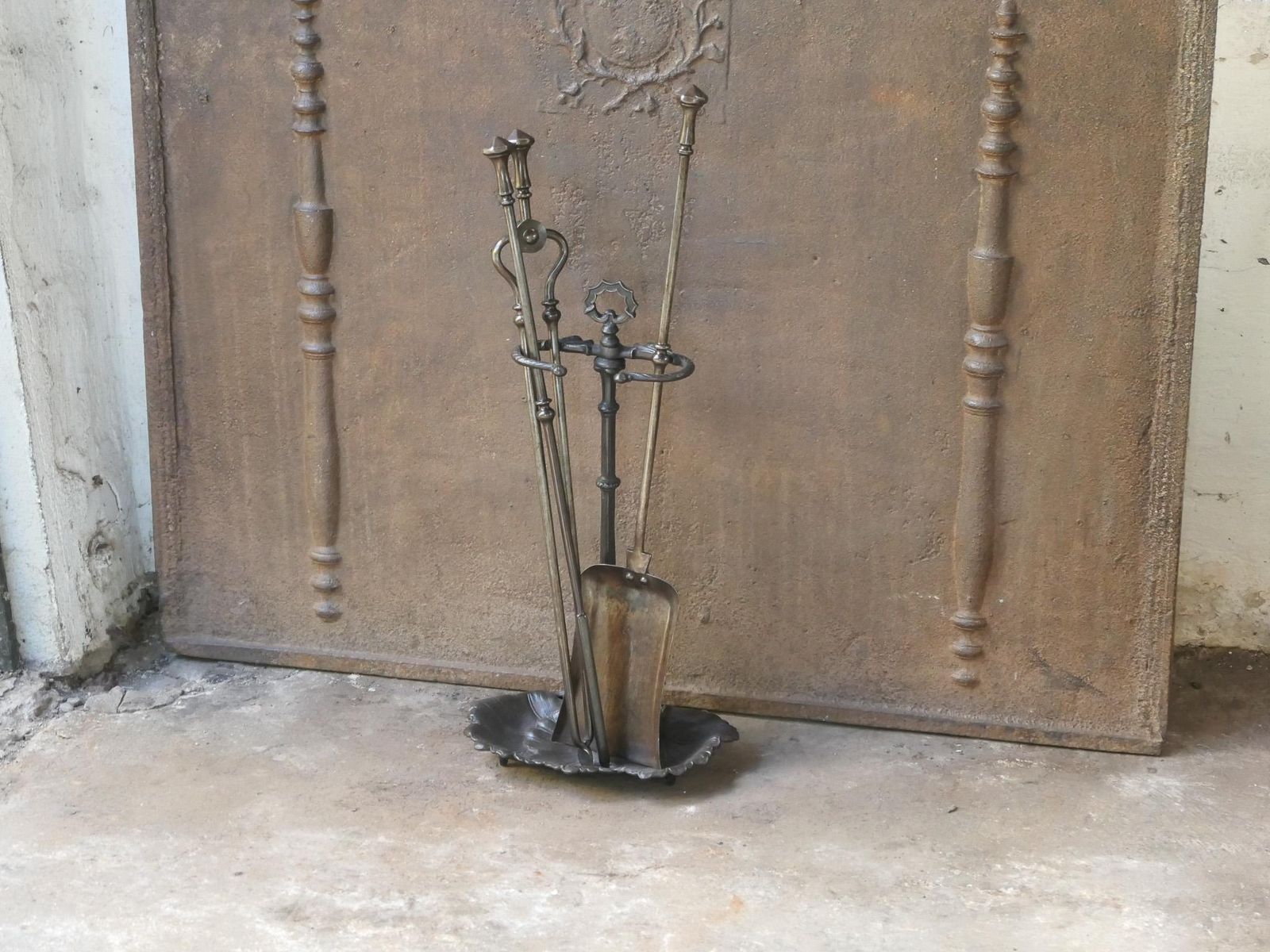 English Victorian Fireplace Tools Or Companion Set, 19th Century photo Home Fixtures