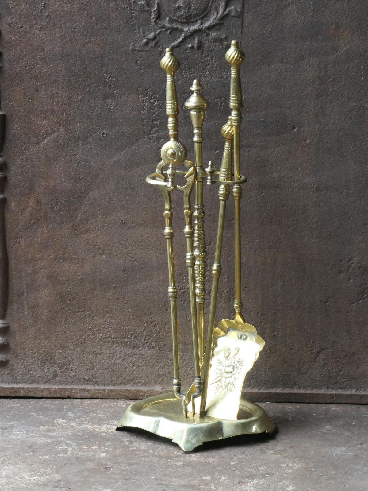 19th 20th Century French Art Nouveau Fireplace Tools Or Fire Tools photo furniture