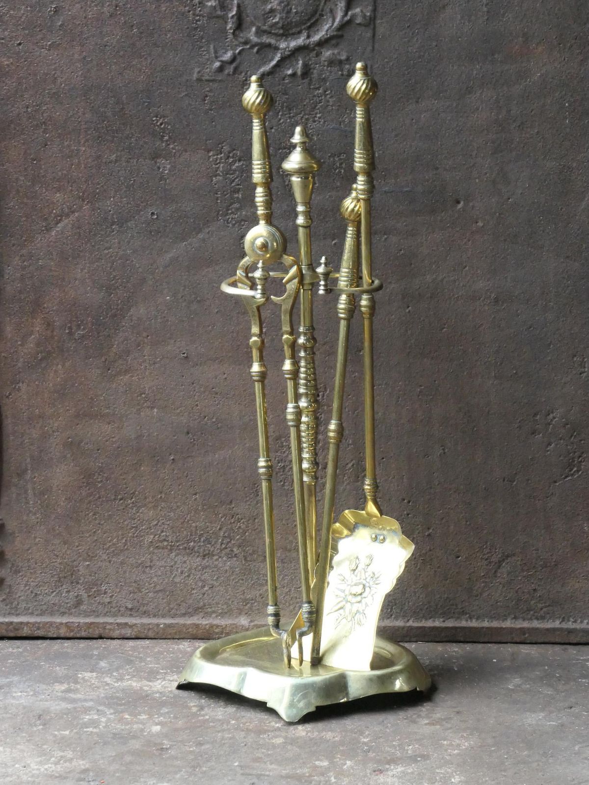 19th 20th Century French Art Nouveau Fireplace Tools Or Fire Tools photo for sale