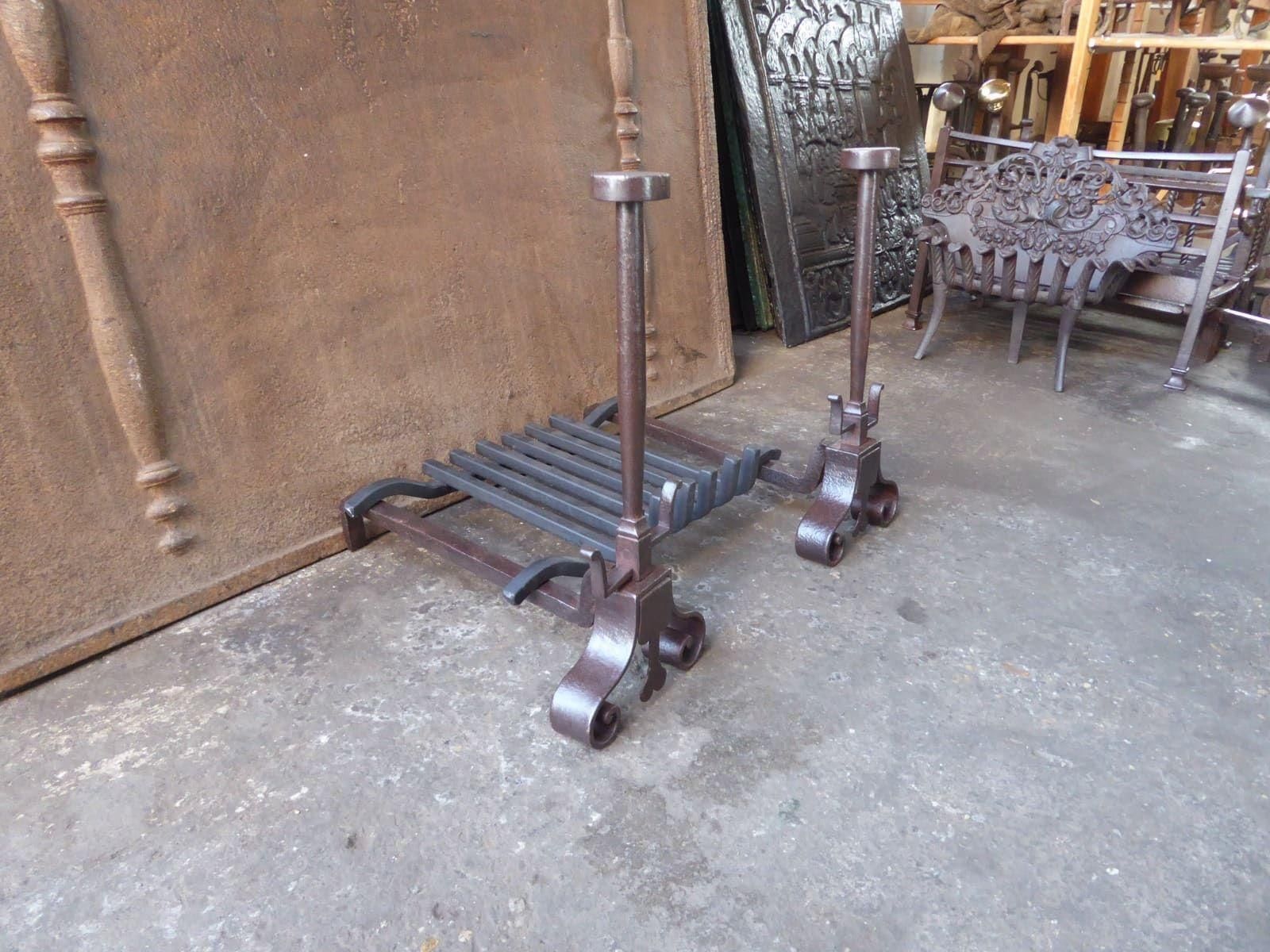 photo furniture French Napoleon III Fire Grate, Fireplace Grate, 19th Century