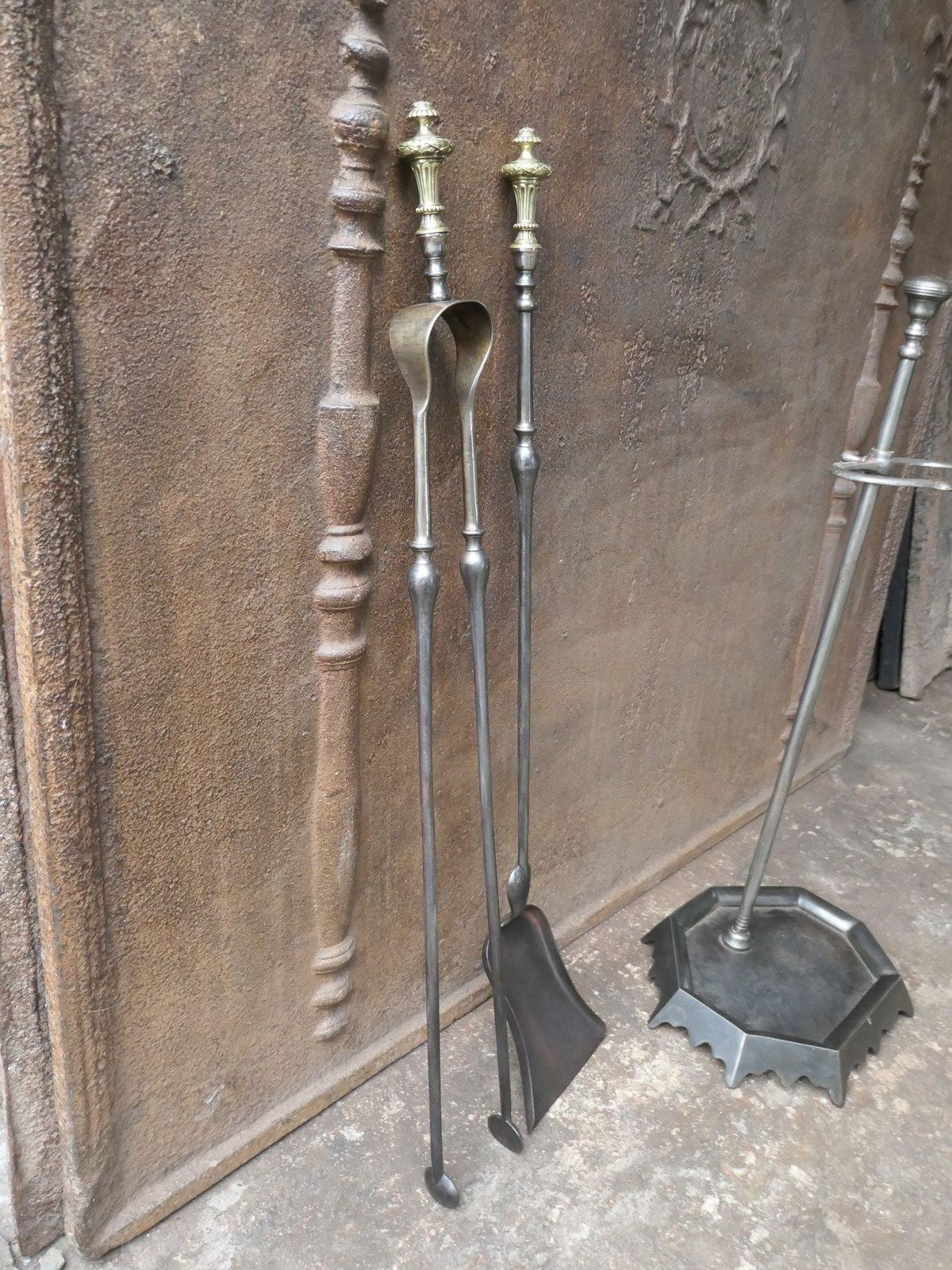 photo furniture French Napoleon III Period Fireplace Tools Or Fire Tools, 19th Century