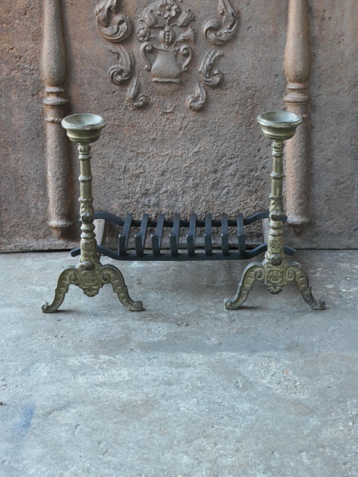 French Napoleon III Style Fire Grate, Fireplace Grate photo furniture