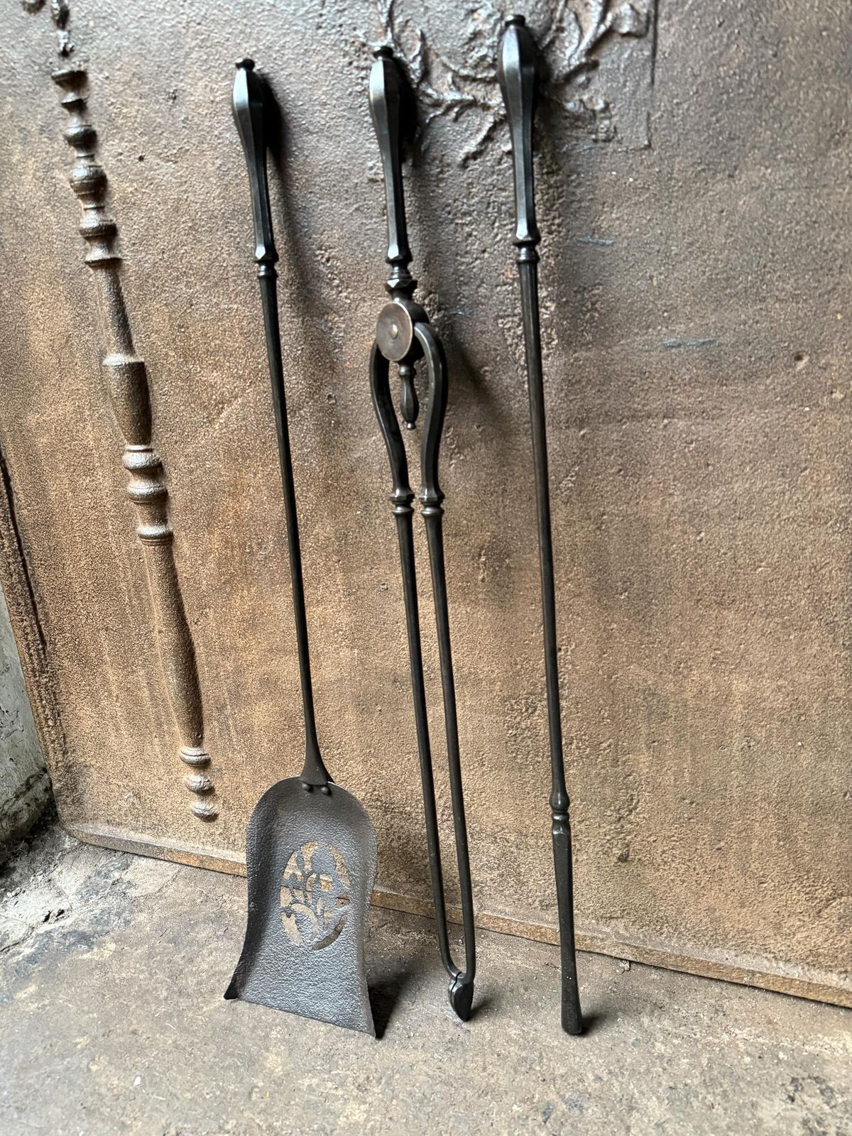 Victorian Fireplace Tools Or Fire Irons, 19th Century, United Kingdom photo Home Fixtures