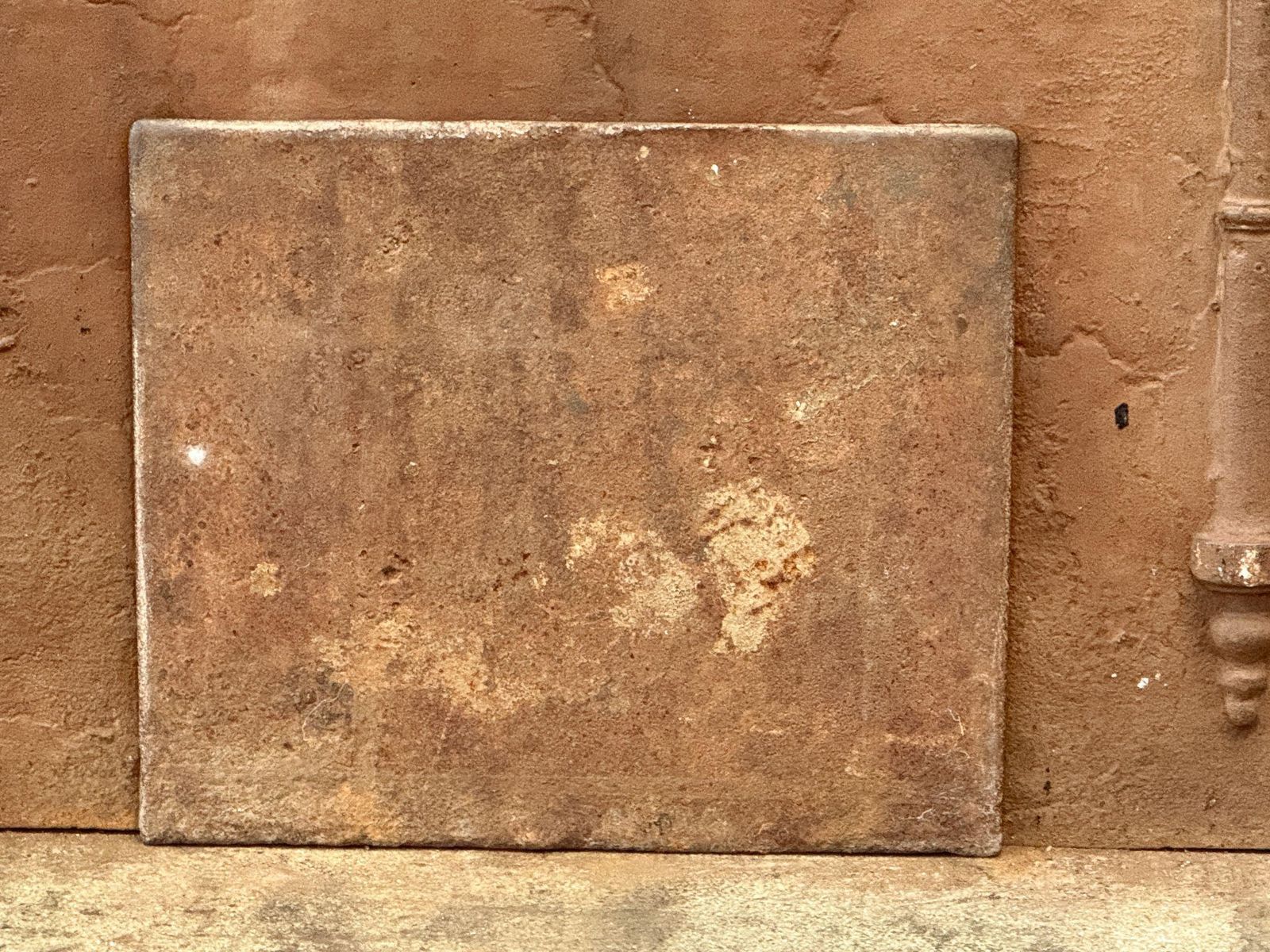 photo for sale French 'Pillars Of Freedom' Fireback / Backsplash, Early 19th Century