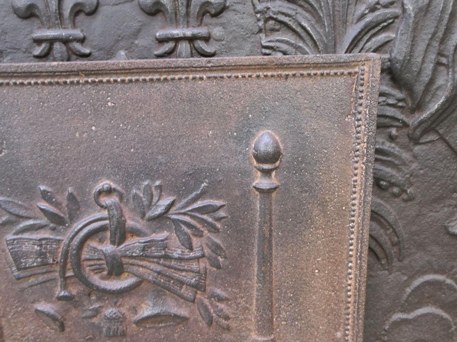 French Neoclassical Period Fireback / Backsplash, 18th   19th C. photo 466.0