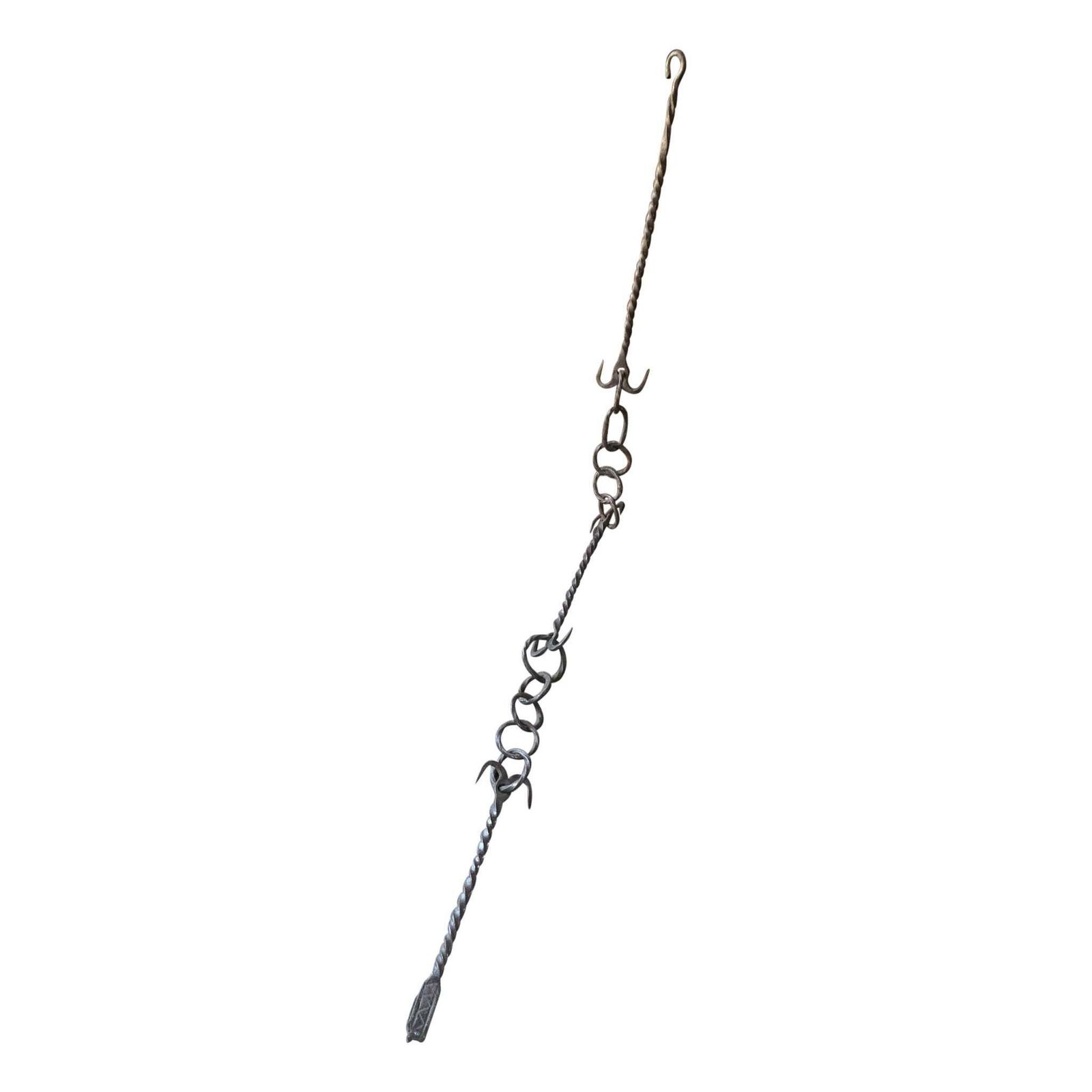 17th Century French Fireplace Trammel Or Pot Hanger, Louis XIV Period