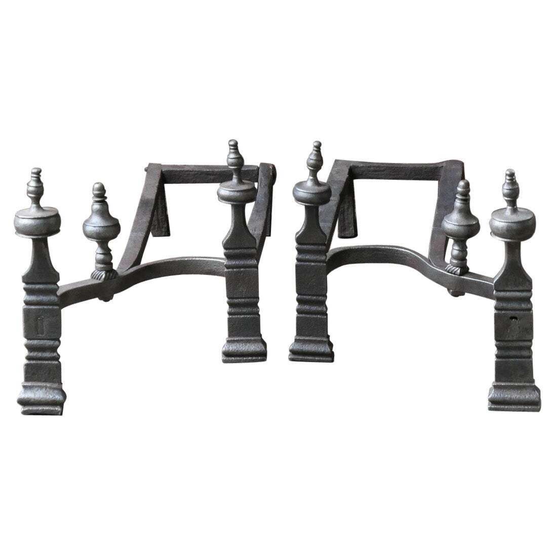 18th 19th Century French Neoclassical Fireplace Grate Or Fire Grate