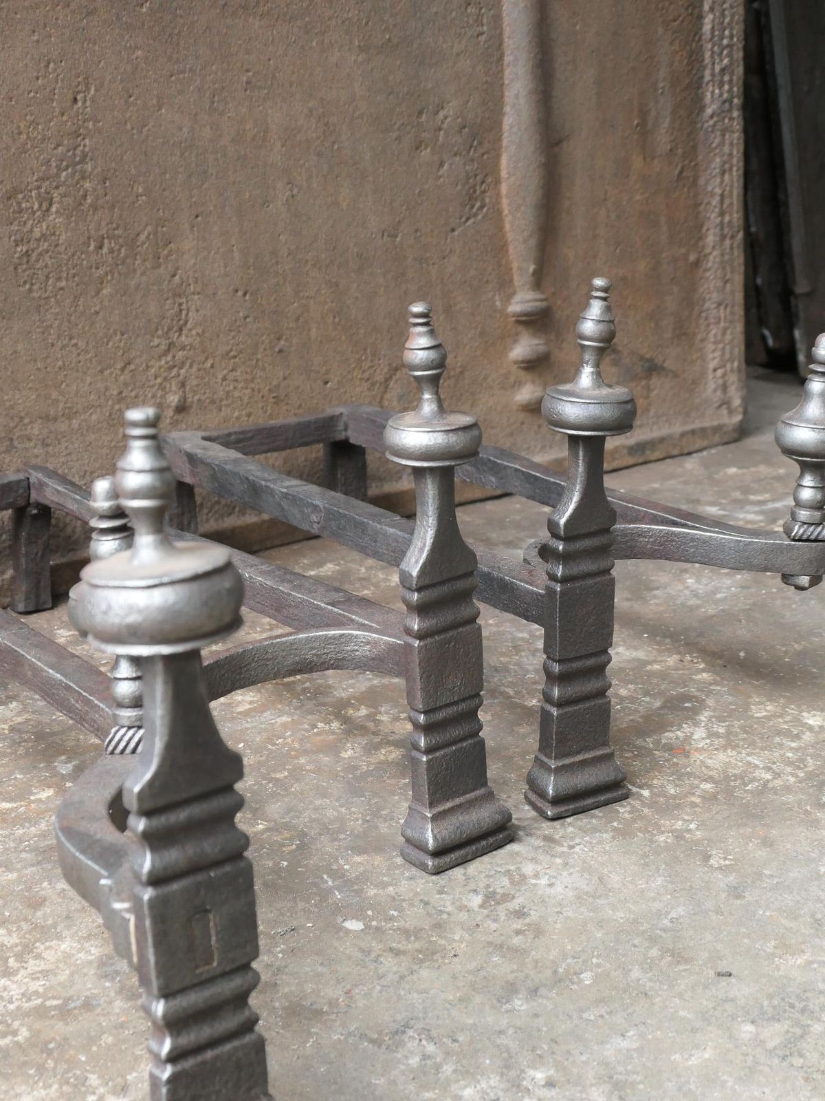 photo furniture 18th 19th Century French Neoclassical Fireplace Grate Or Fire Grate