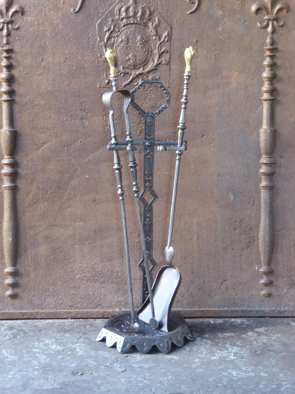 Antique French Fireplace Tools Or Fire Tools, 19th 20th Century photo furniture