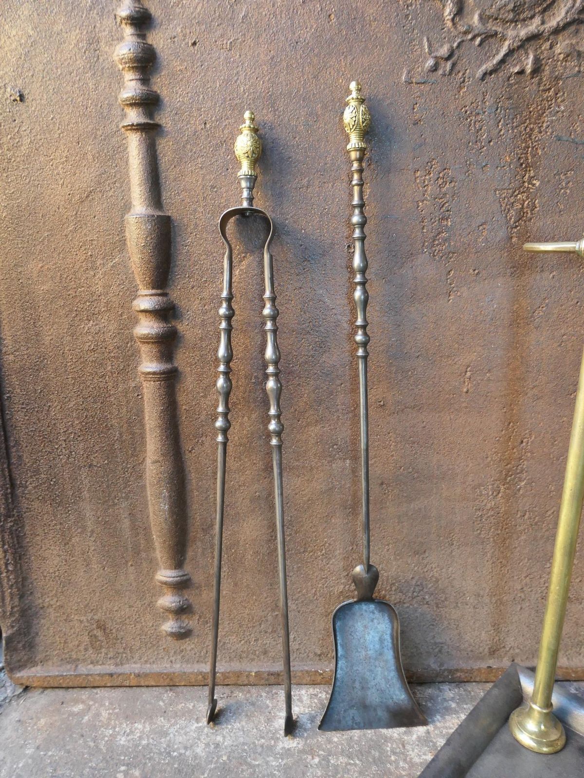 photo furniture 19th C. French Napoleon III Fireplace Tools