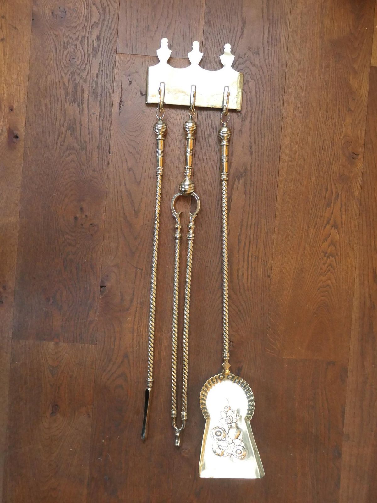 Antique English Fireplace Tools Or Fire Tools, 19th Century photo for sale