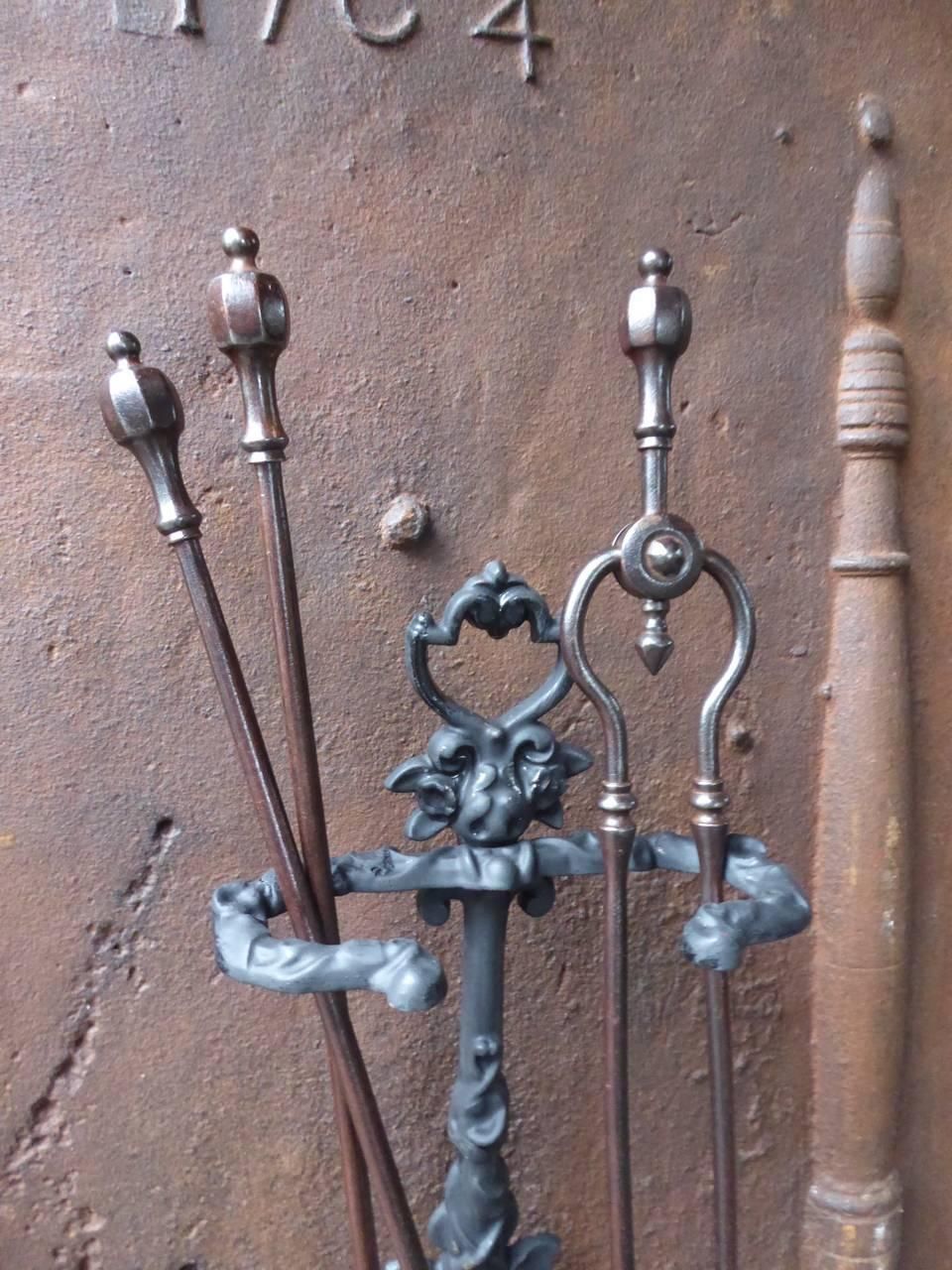 Victorian Fireplace Tool Set Or Fire Tools, 19th Century photo Home Fixtures