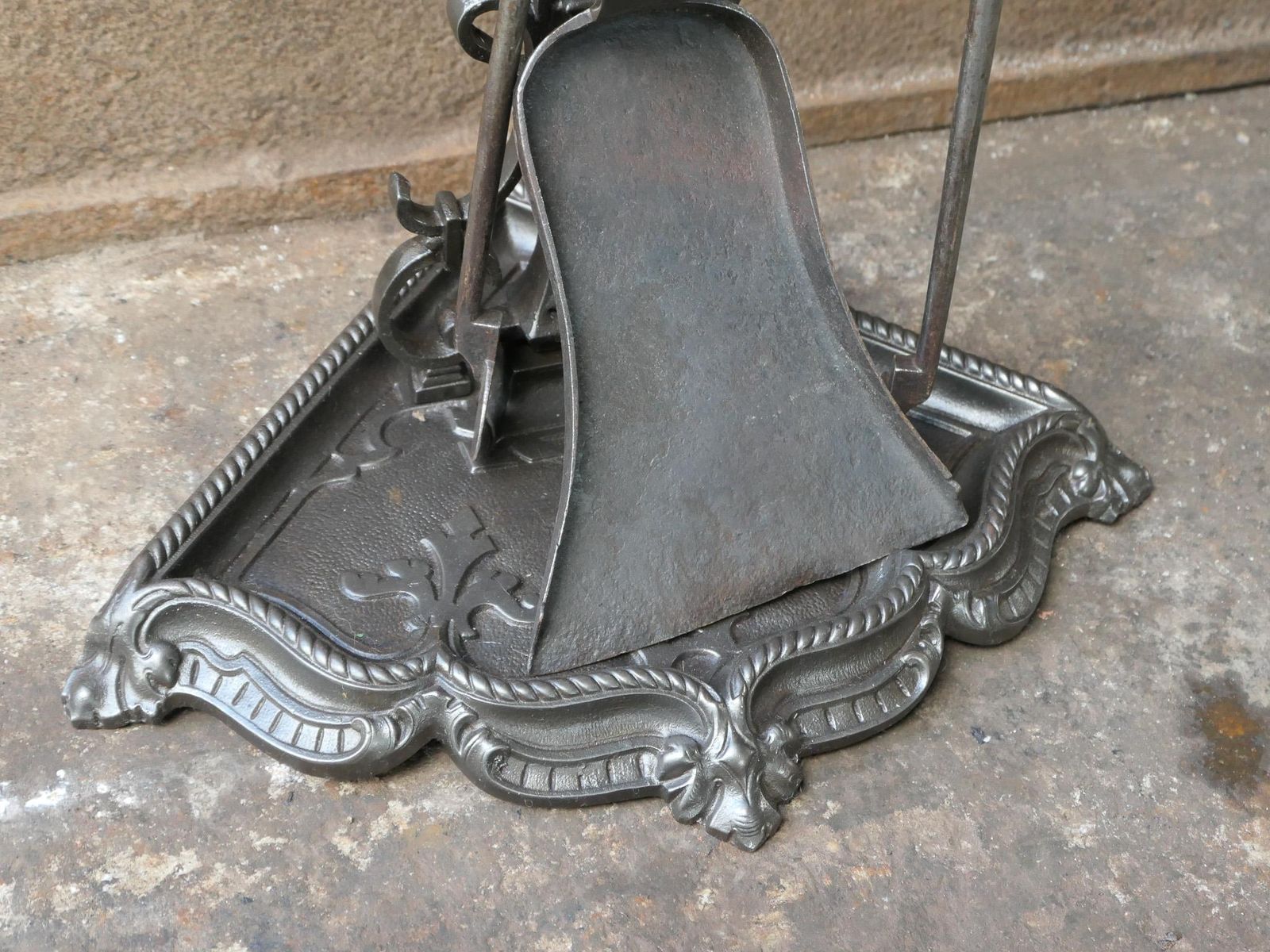 photo furniture Large 19th Century French Napoleon III Fireplace Toolset
