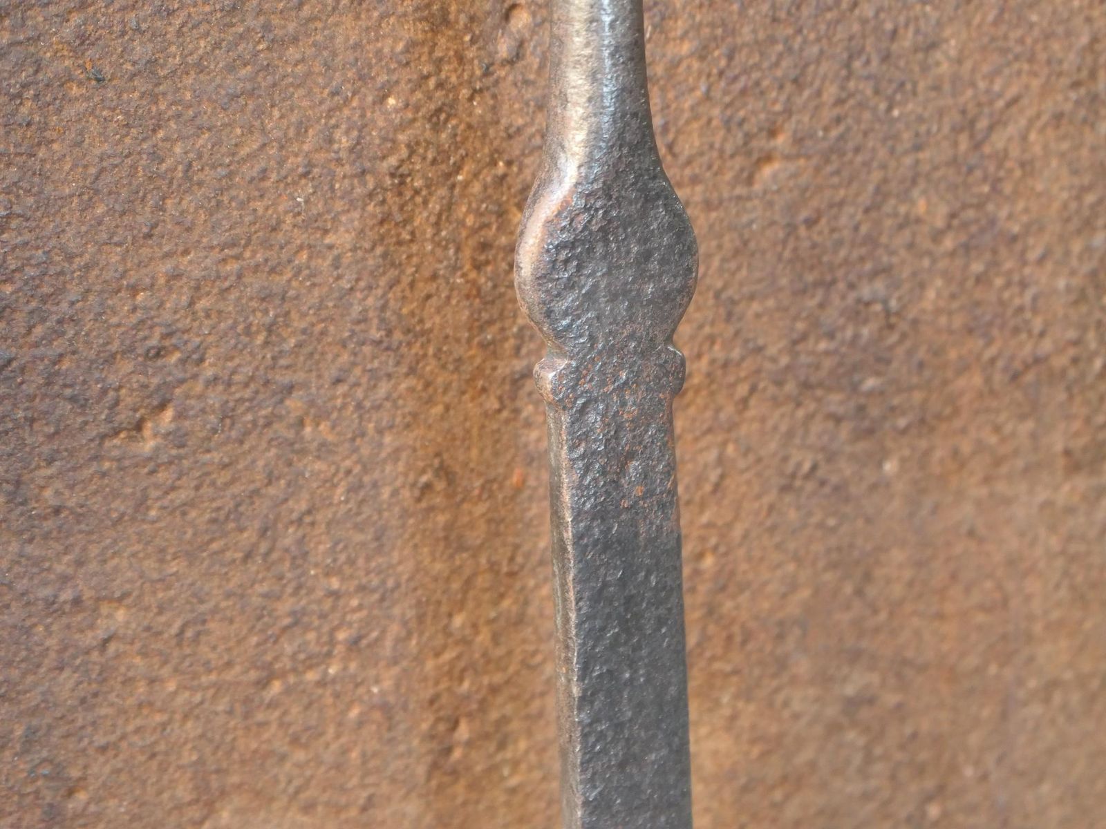 photo for sale 18th Century Louis XV Iron Fireplace Tools
