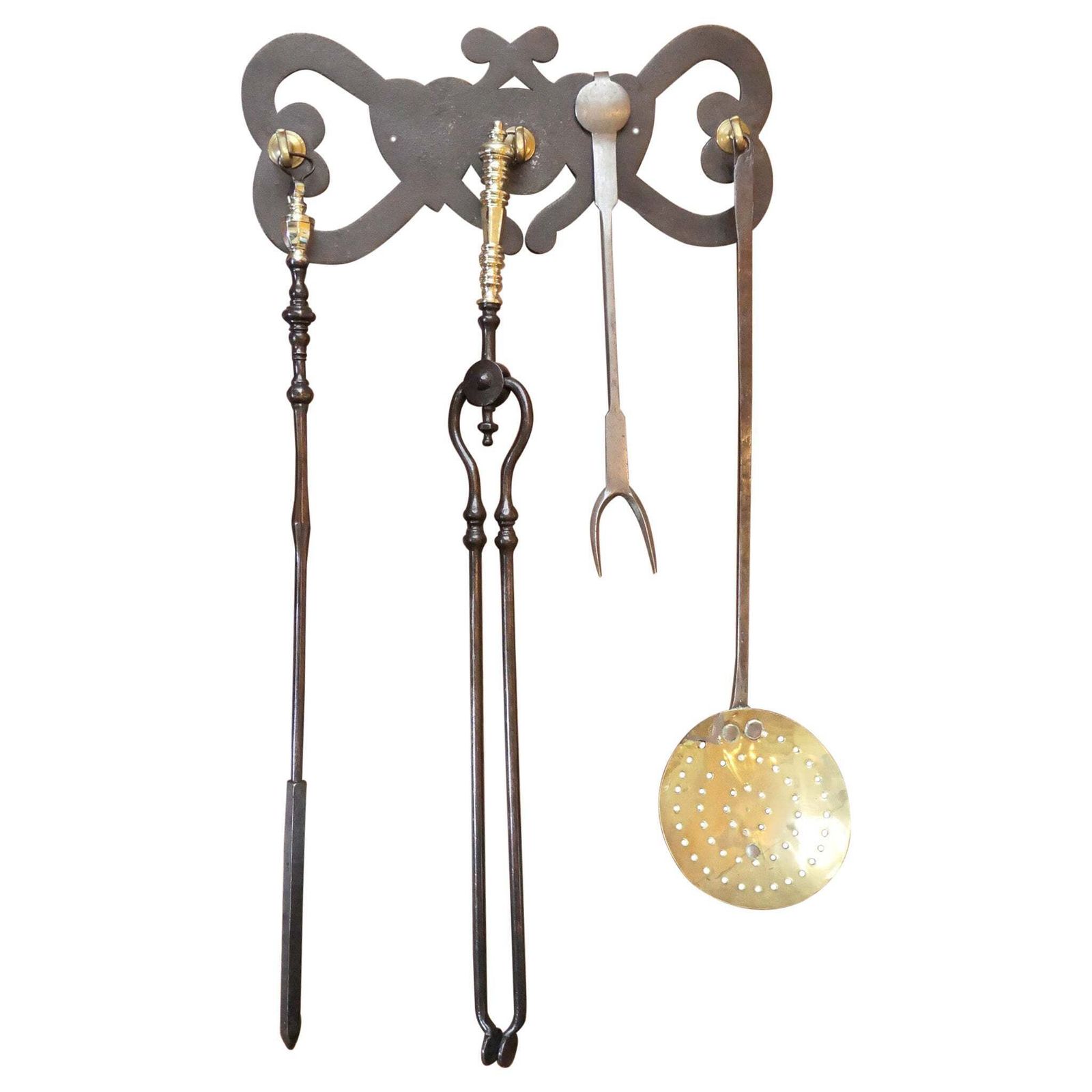 Antique Dutch Fireplace Tools Or Fire Tools, 18th/19th Century