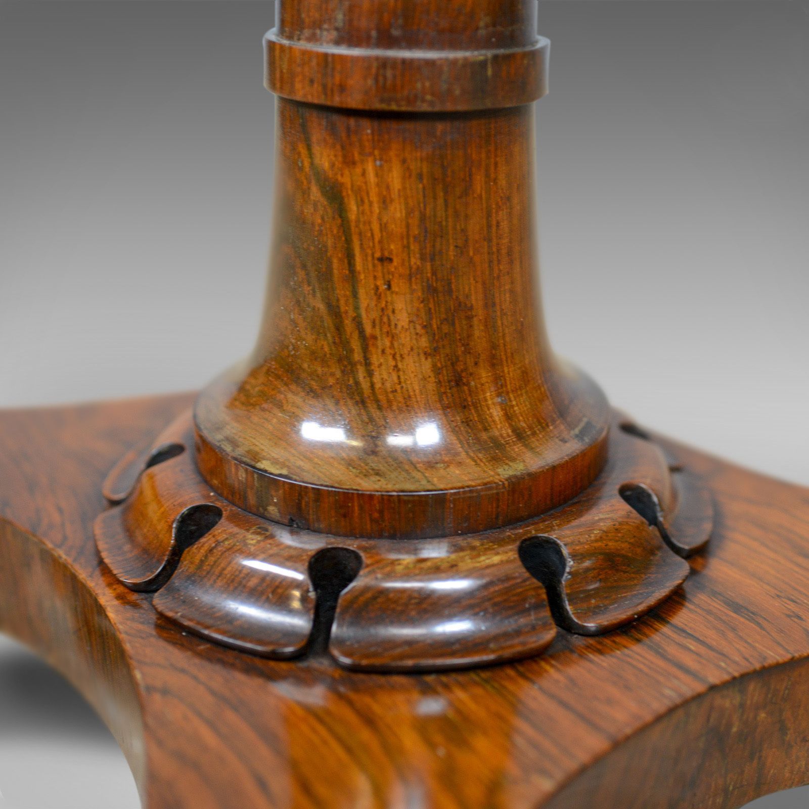 2250.0 Antique Teapoy, English, William IV, Rosewood, Work Box, 19th Century Circa 1835 photo
