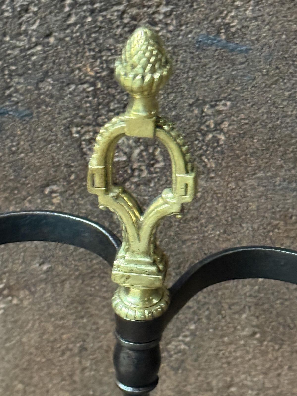 746.0 English Victorian Fireplace Tools Or Companion Set, 19th Century photo
