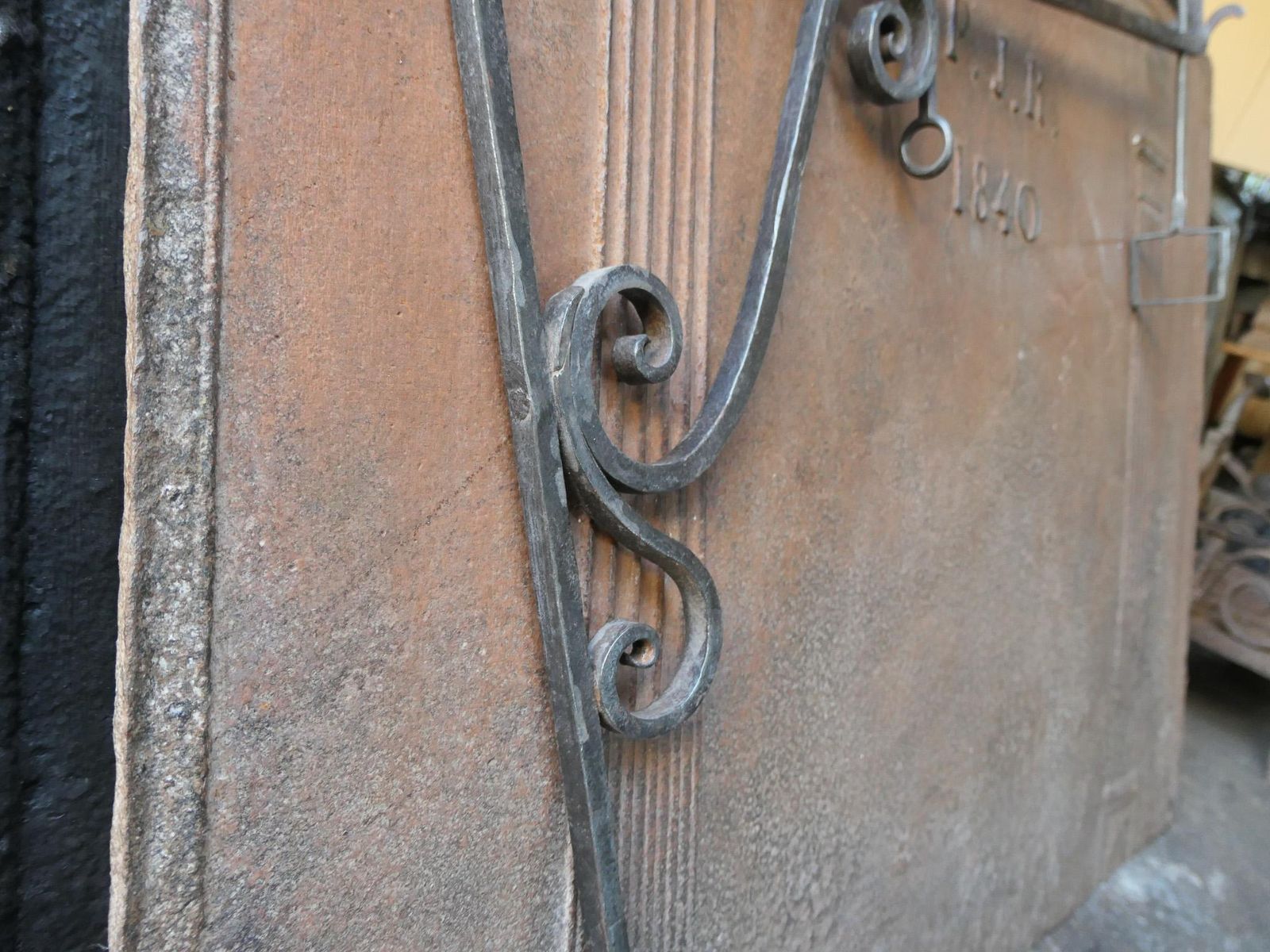 Home Fixtures 17th 18th Century French Fireplace Crane photo