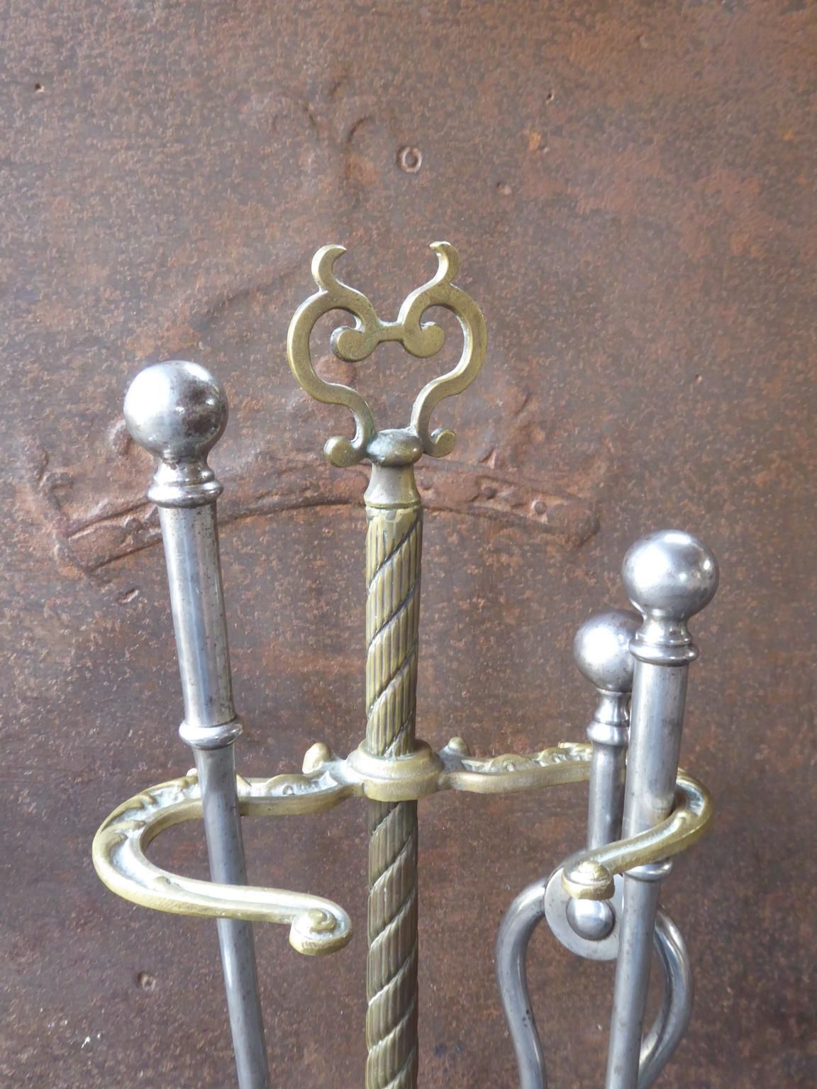 Antique English Victorian Fireplace Tools Or Fire Tools, 19th Century photo 661.0