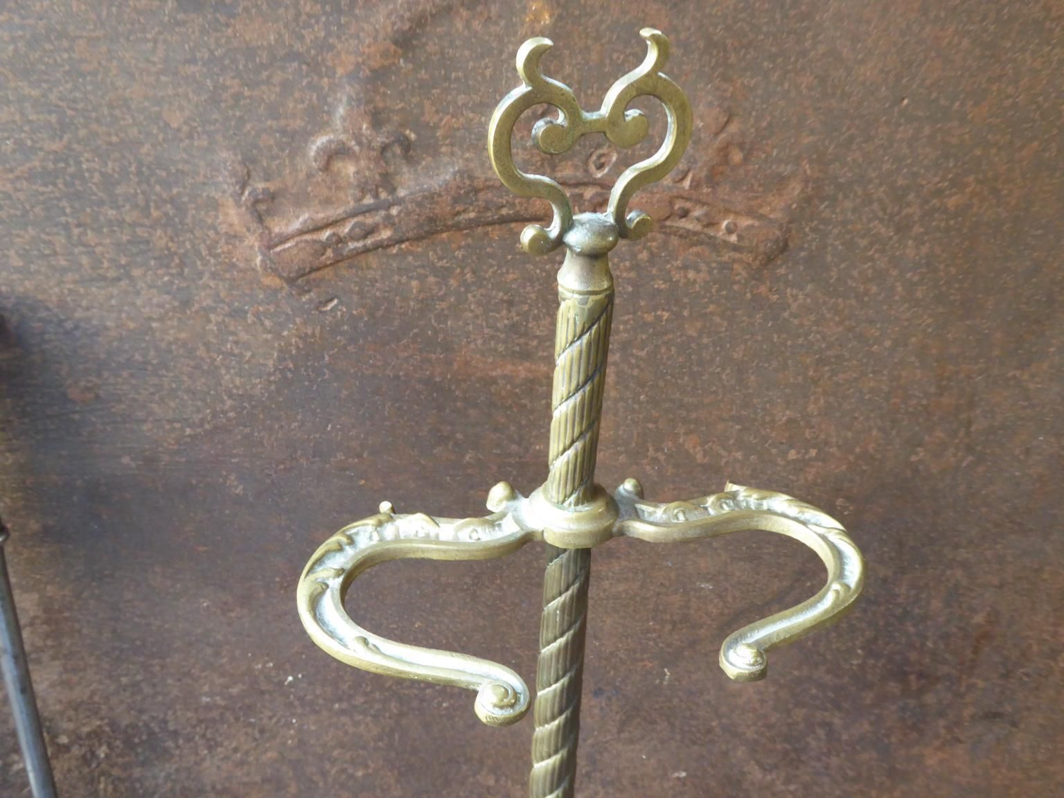 photo furniture Antique English Victorian Fireplace Tools Or Fire Tools, 19th Century