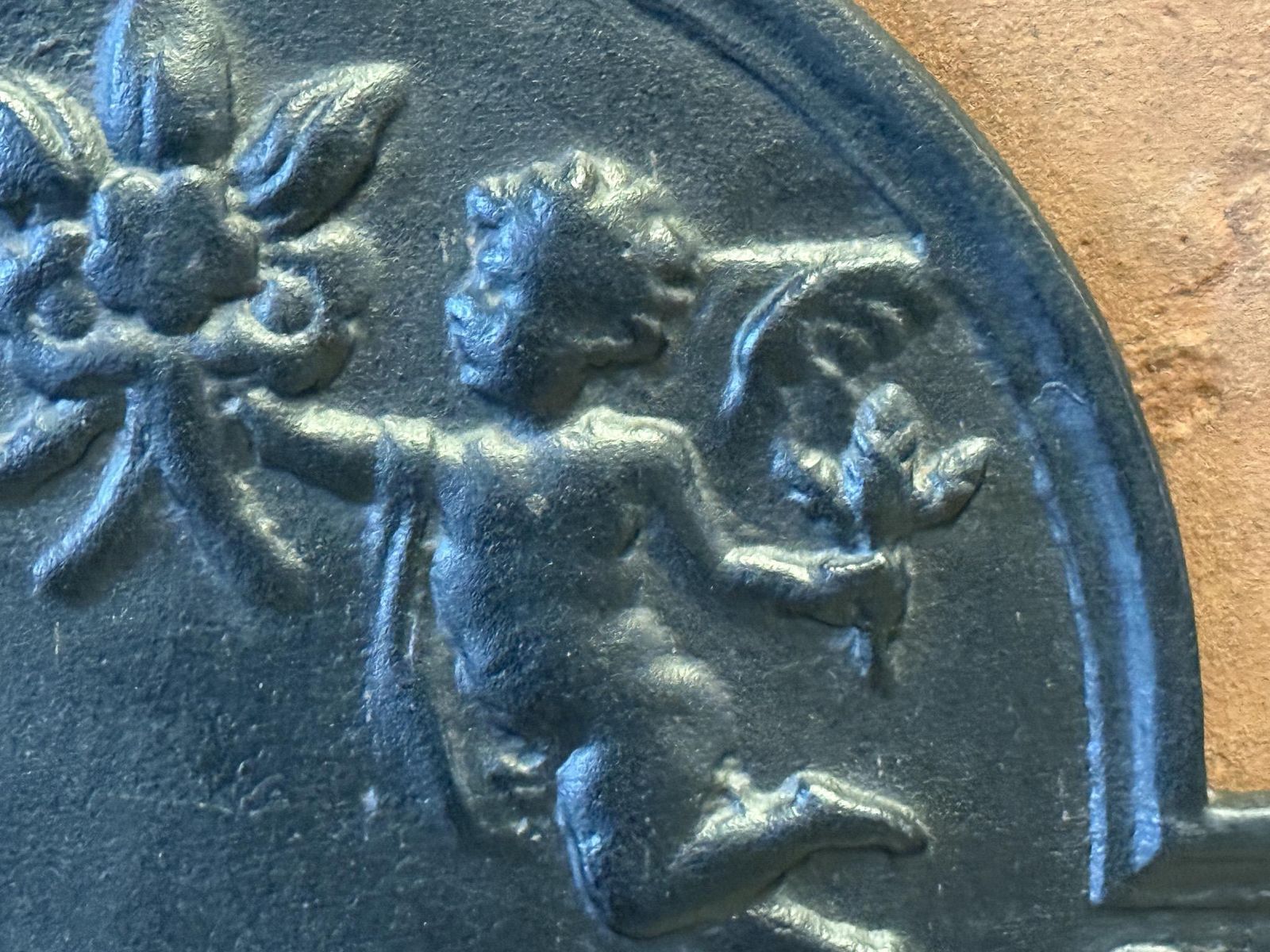 photo for sale Allegory Of Peace With Sower Fireback / Backsplash, 17 18th Century