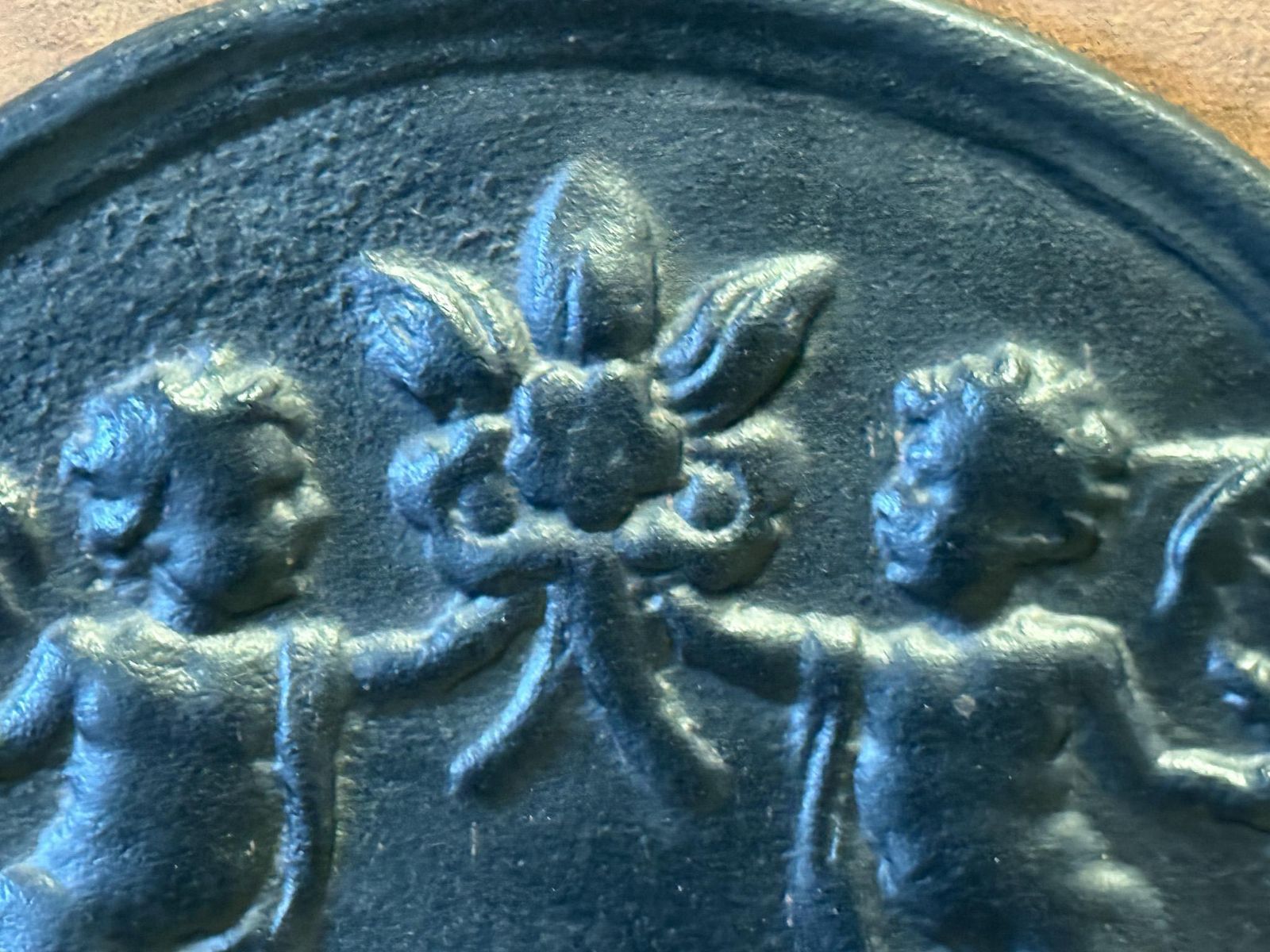 Home Fixtures Allegory Of Peace With Sower Fireback / Backsplash, 17 18th Century photo