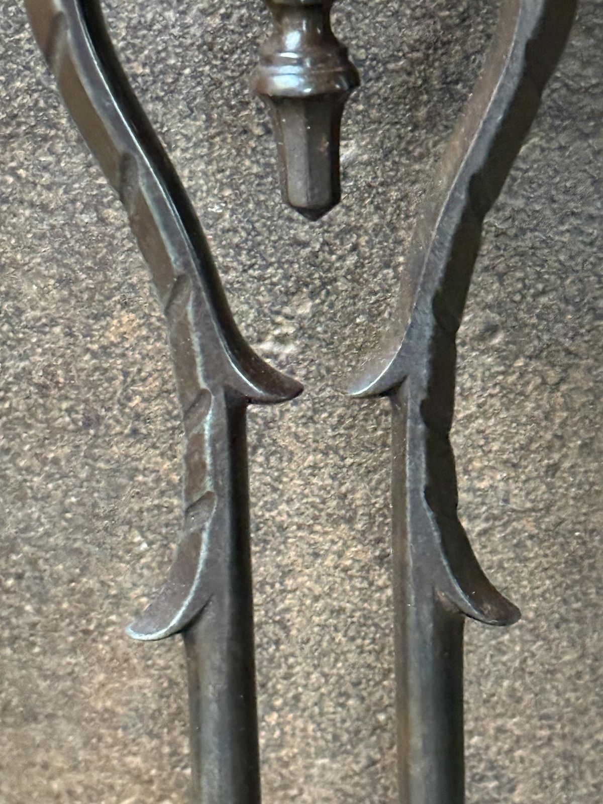 photo for sale Antique English Georgian Fireplace Tools Or Fire Tools, 18th   19th Century
