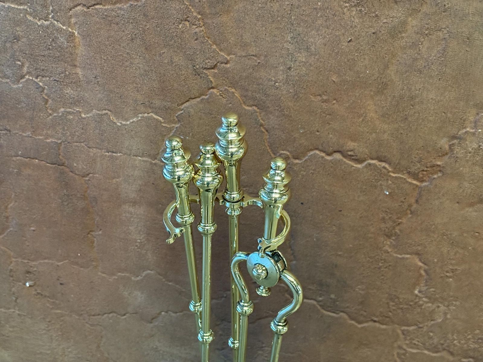 English Victorian Fireplace Tools Or Companion Set, 19th Century photo vinterior