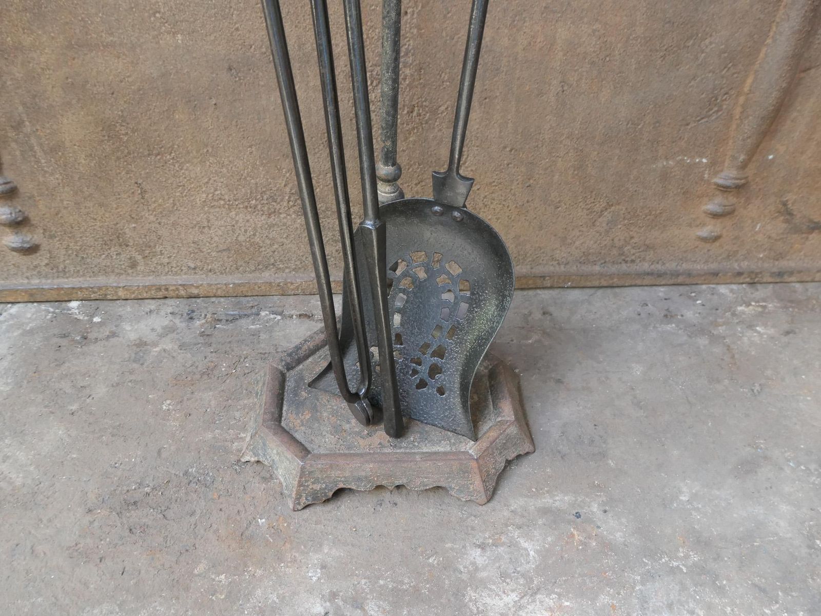 photo furniture English Victorian Fireplace Tools Or Companion Set, 19th Century
