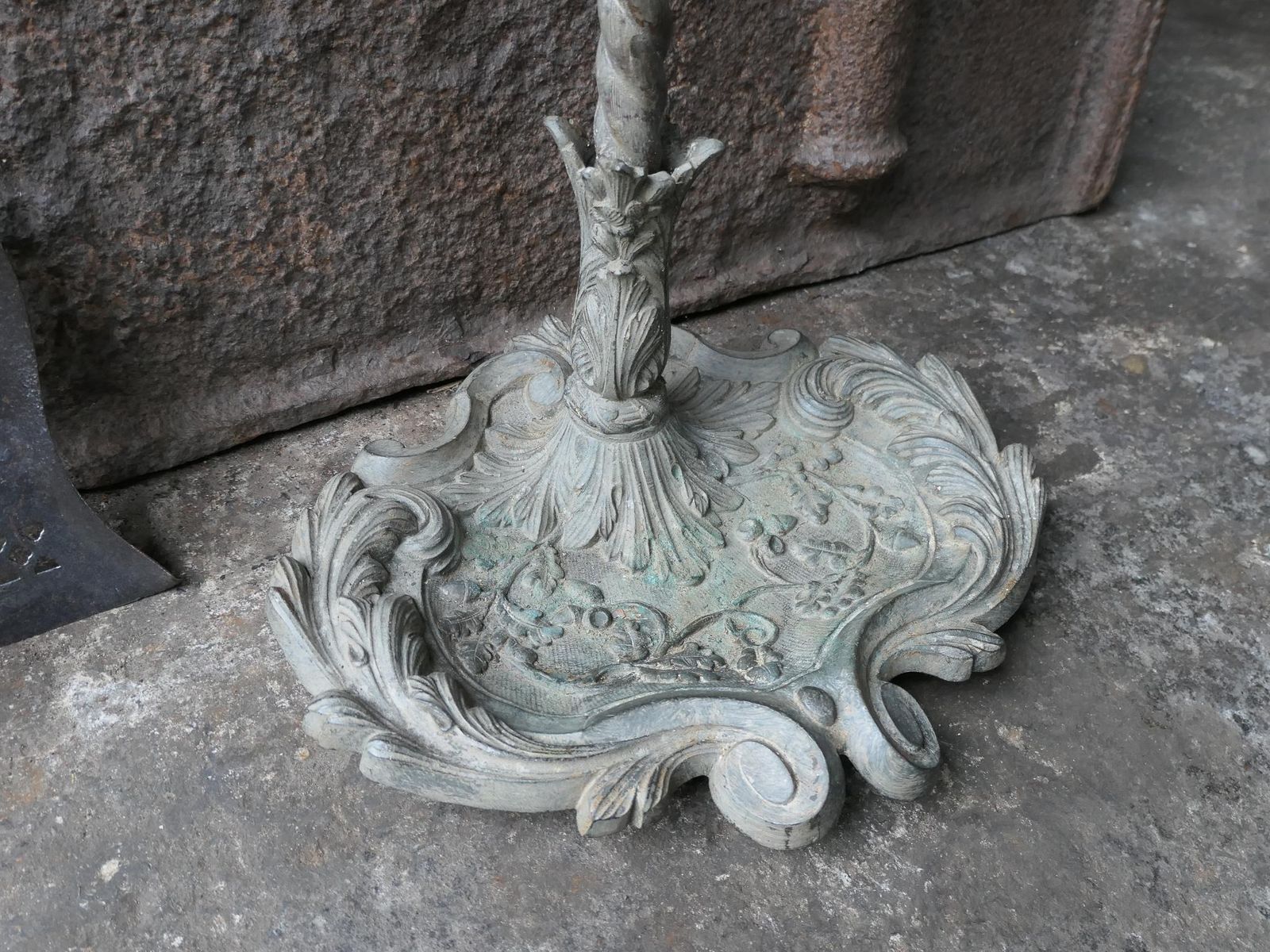 Home Fixtures Large 18th 19th C. English Polished Steel Georgian Fireside Companion Set photo