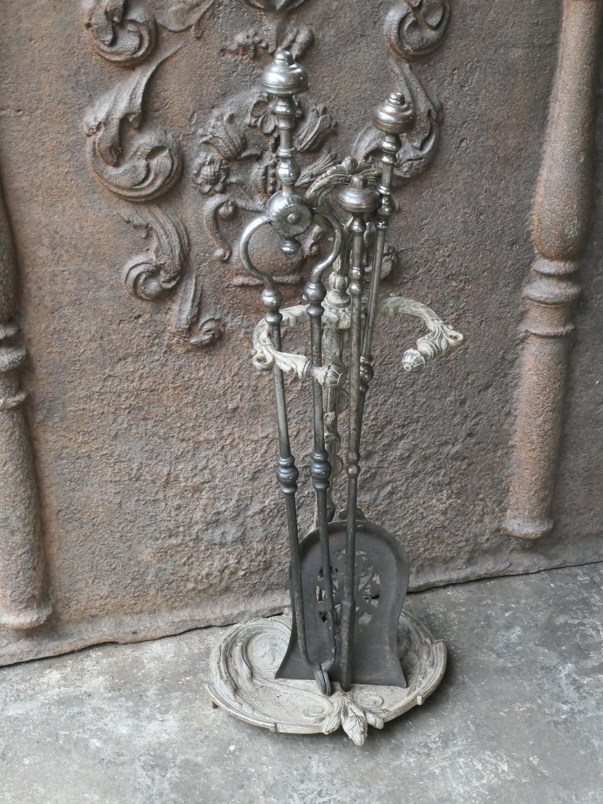18/19th C. English Georgian Fireplace Tools photo 832.0