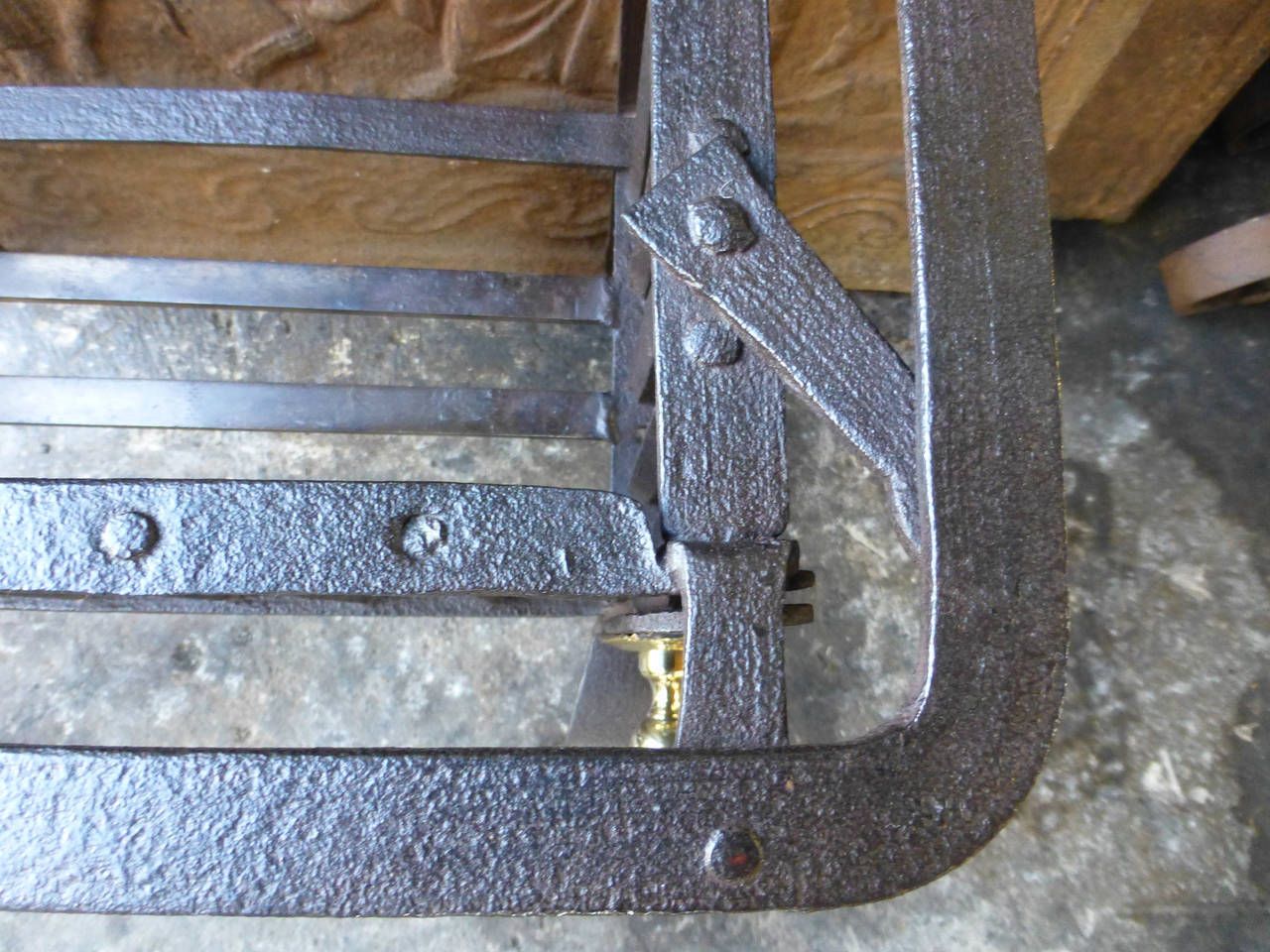 Antique Dutch Fireplace Grate, 18th Century photo buy