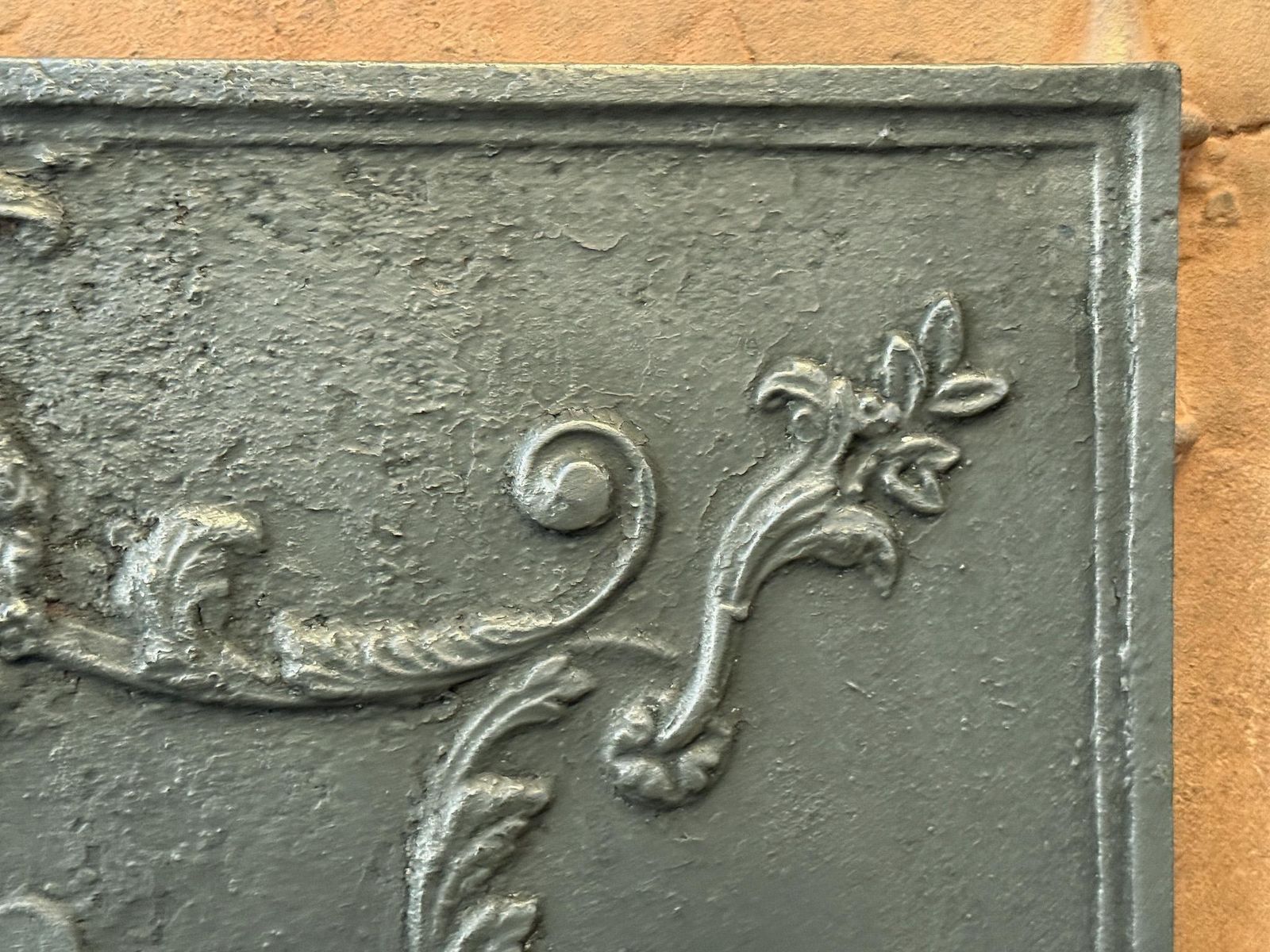 Antique French Fireback / Backsplash With The Goddess Venus, Louis XV Period photo 1088.0