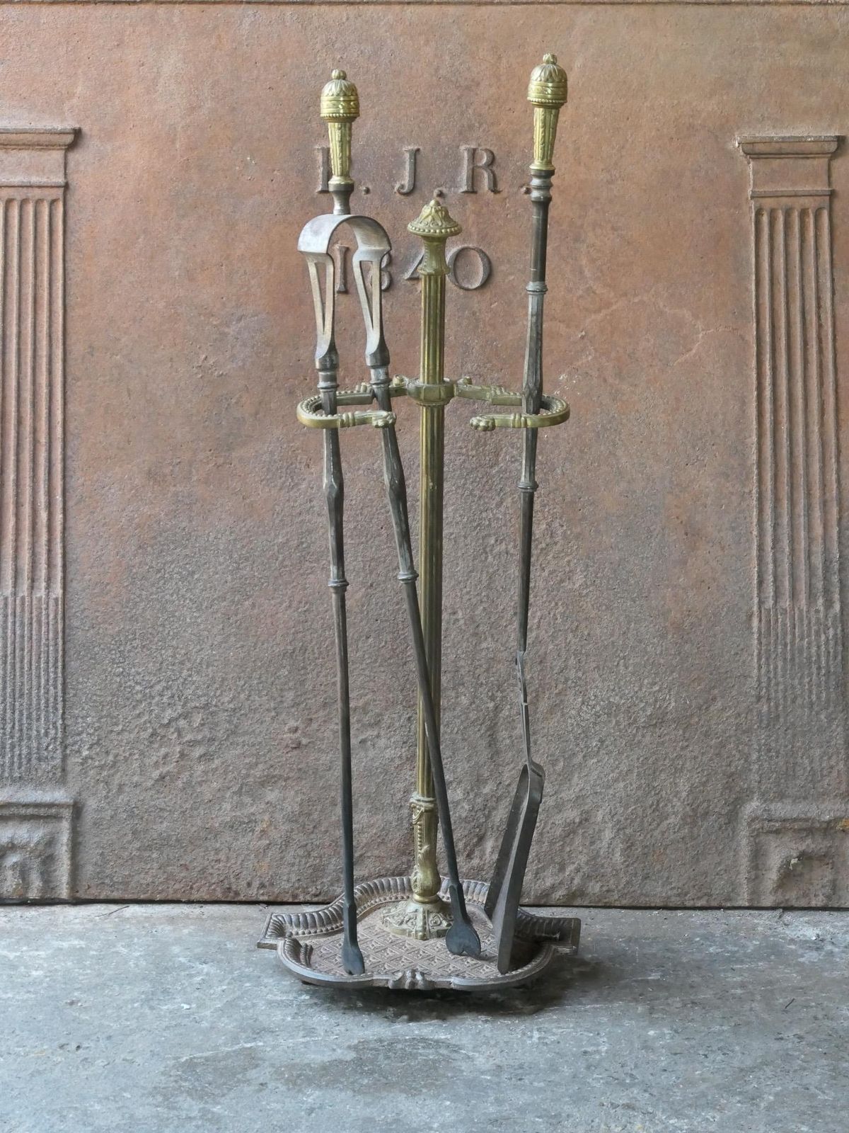 Large 18th   19th C. French Neoclassical Fireplace Poker Set photo Home Fixtures