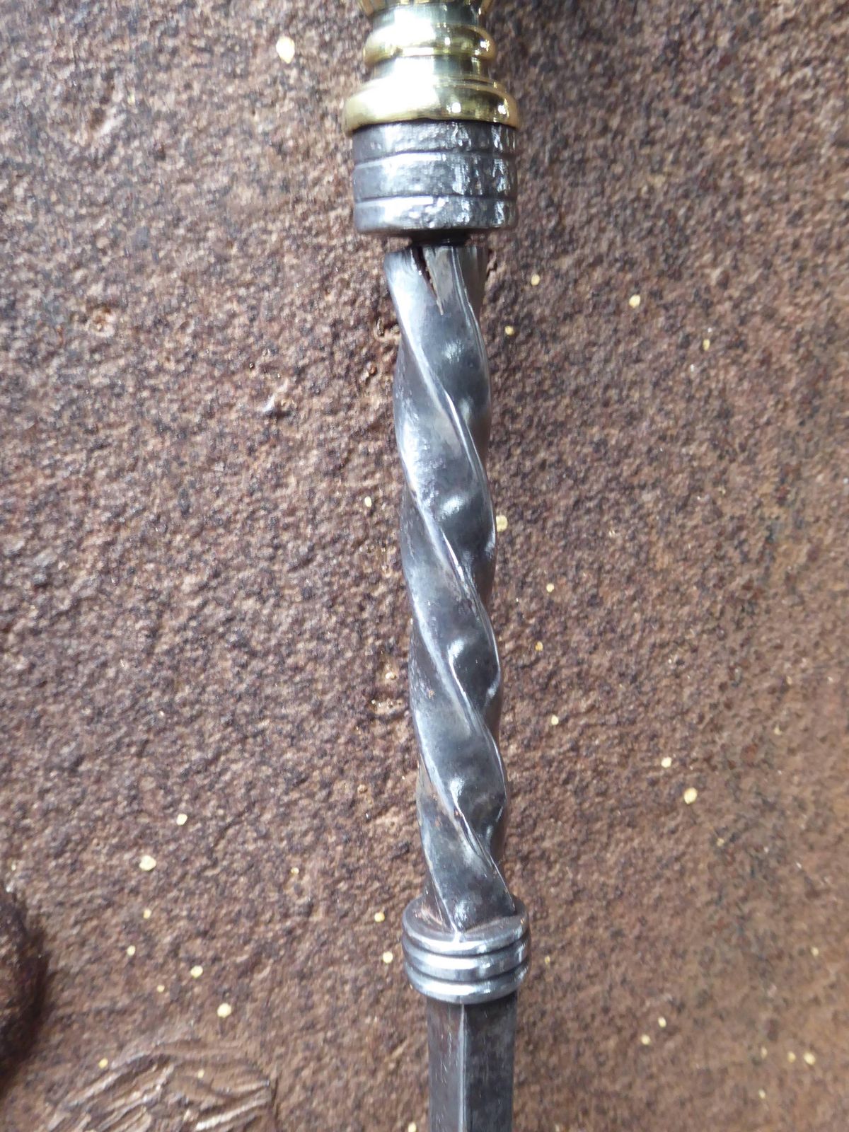 Exceptional English Art Nouveau Fireplace Tools photo Home Fixtures