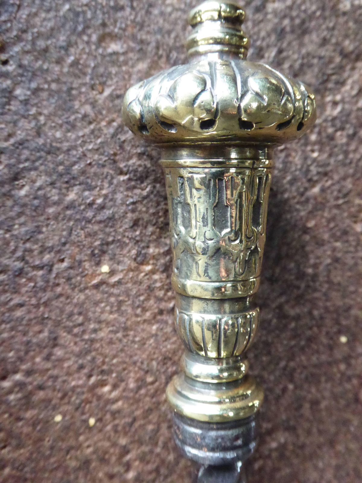 Exceptional English Art Nouveau Fireplace Tools photo 1088.0