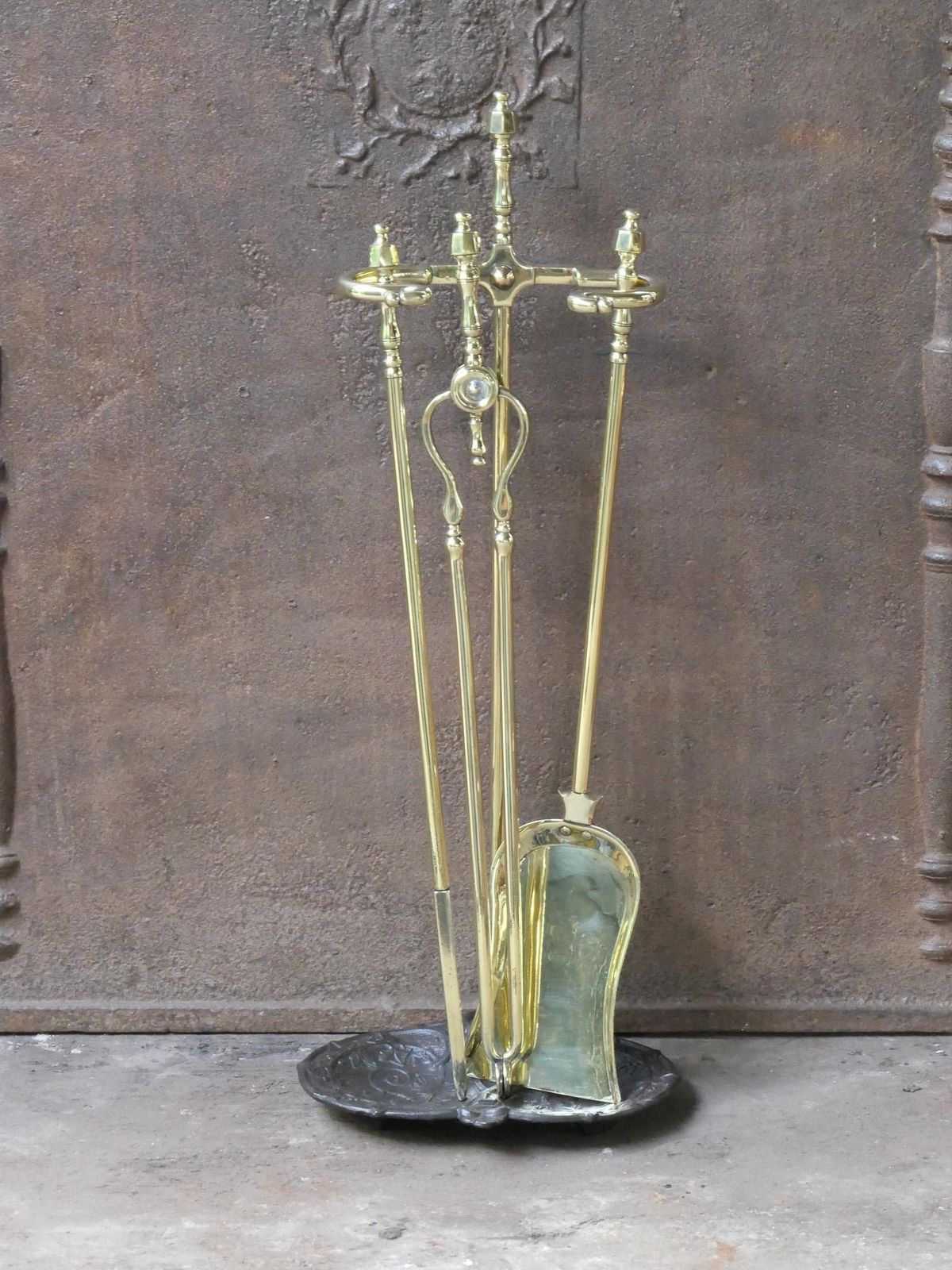 English Victorian Fireplace Tools Or Companion Set, 19th Century photo for sale