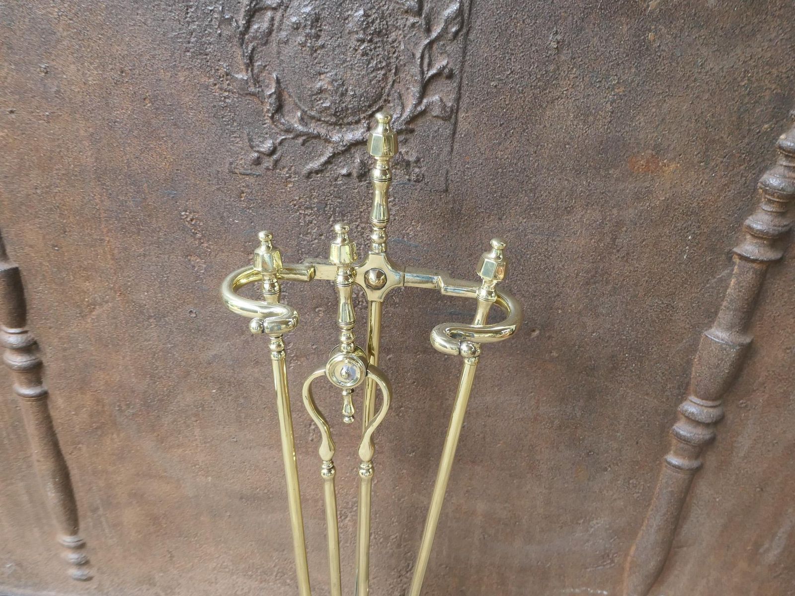 English Victorian Fireplace Tools Or Companion Set, 19th Century photo buy