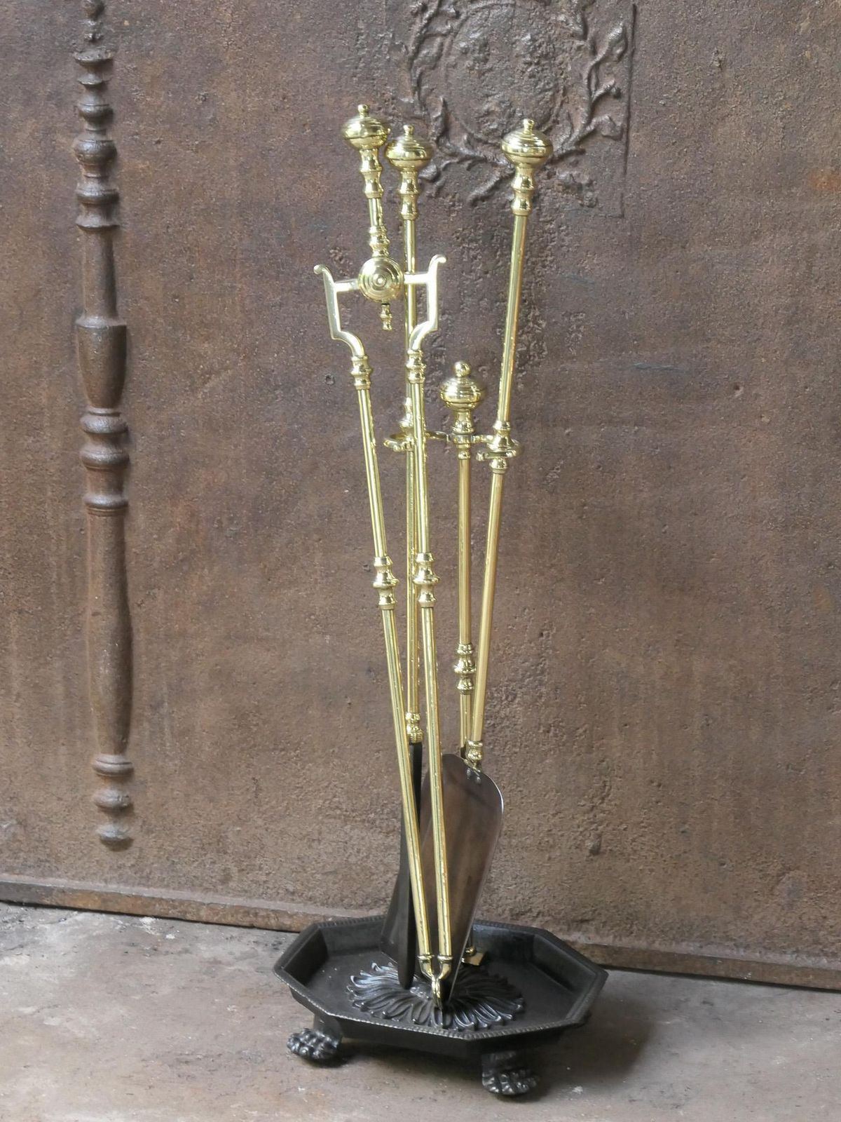 English Victorian Fireplace Tools Or Companion Set, 19th Century photo 1088.0