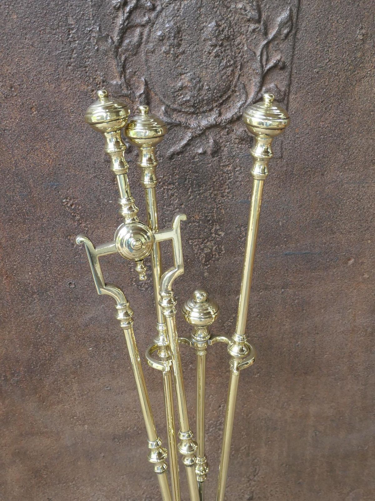 English Victorian Fireplace Tools Or Companion Set, 19th Century photo buy