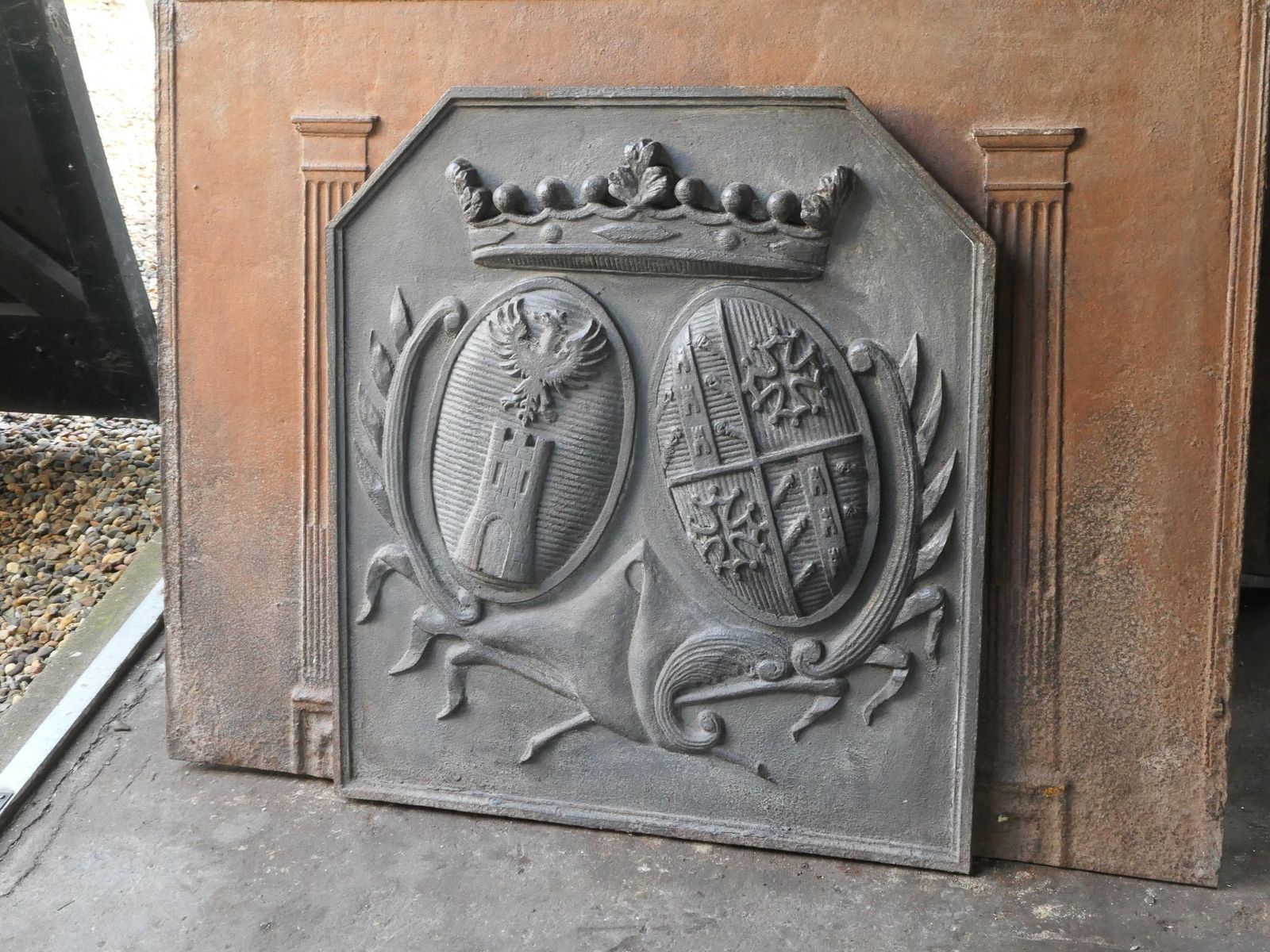 French Louis XIV Style 'Arms Of France' Fireback / Backsplash photo 1088.0