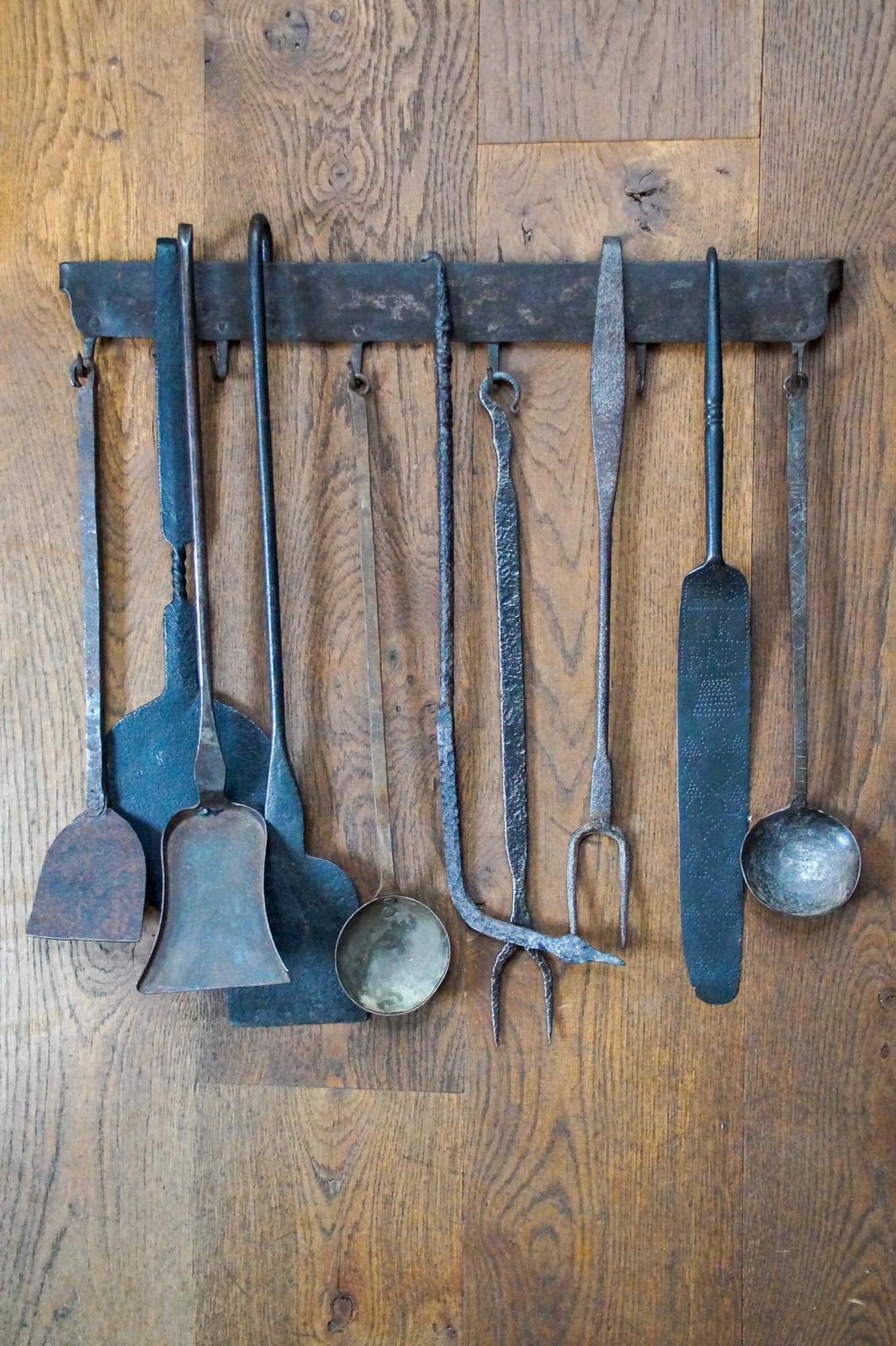 Antique Dutch Fireplace Tools Or Fire Tools, 18th/19th Century photo for sale